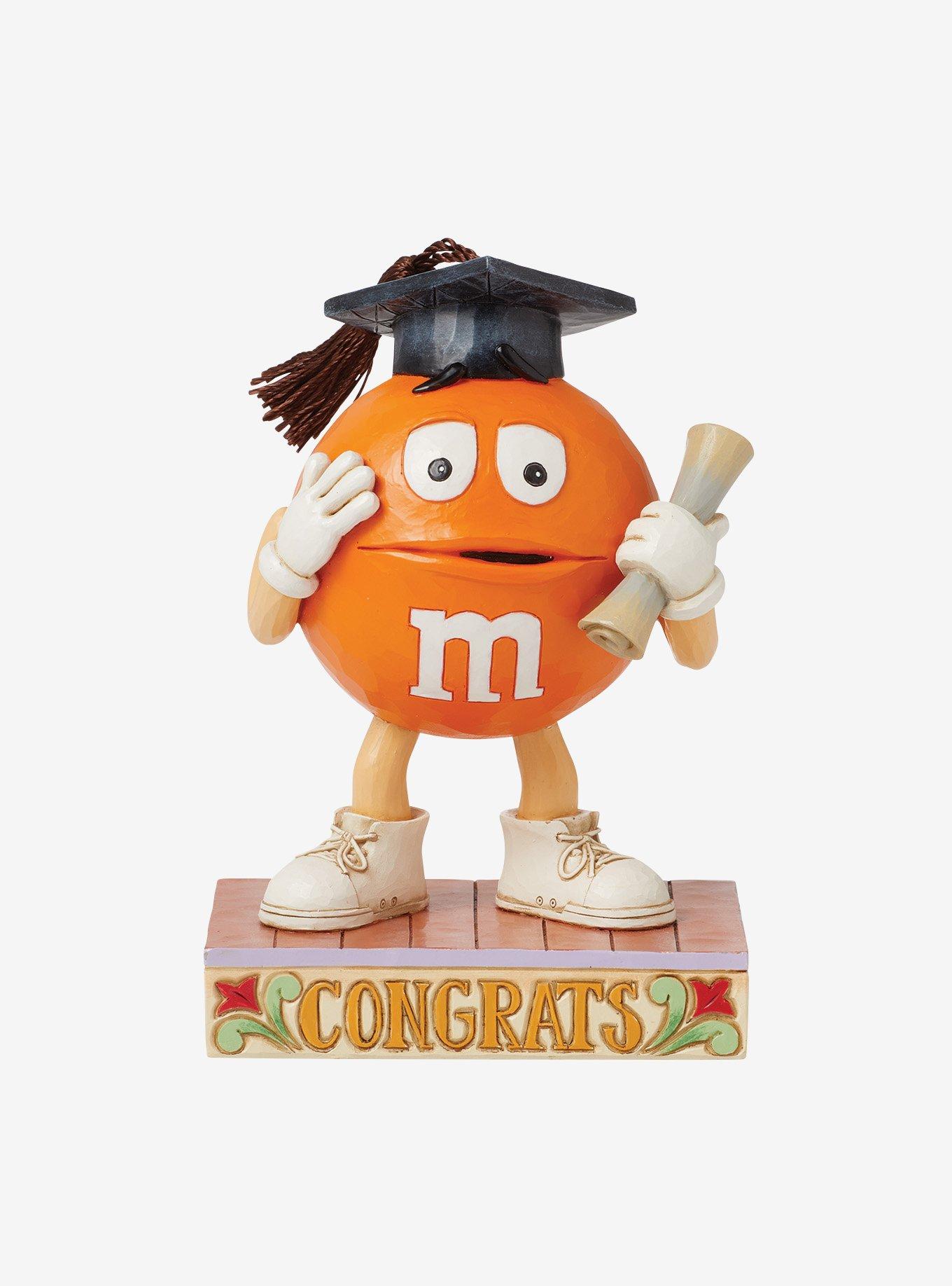 M&M's Orange Graduate Jim Shore Figure, , hi-res