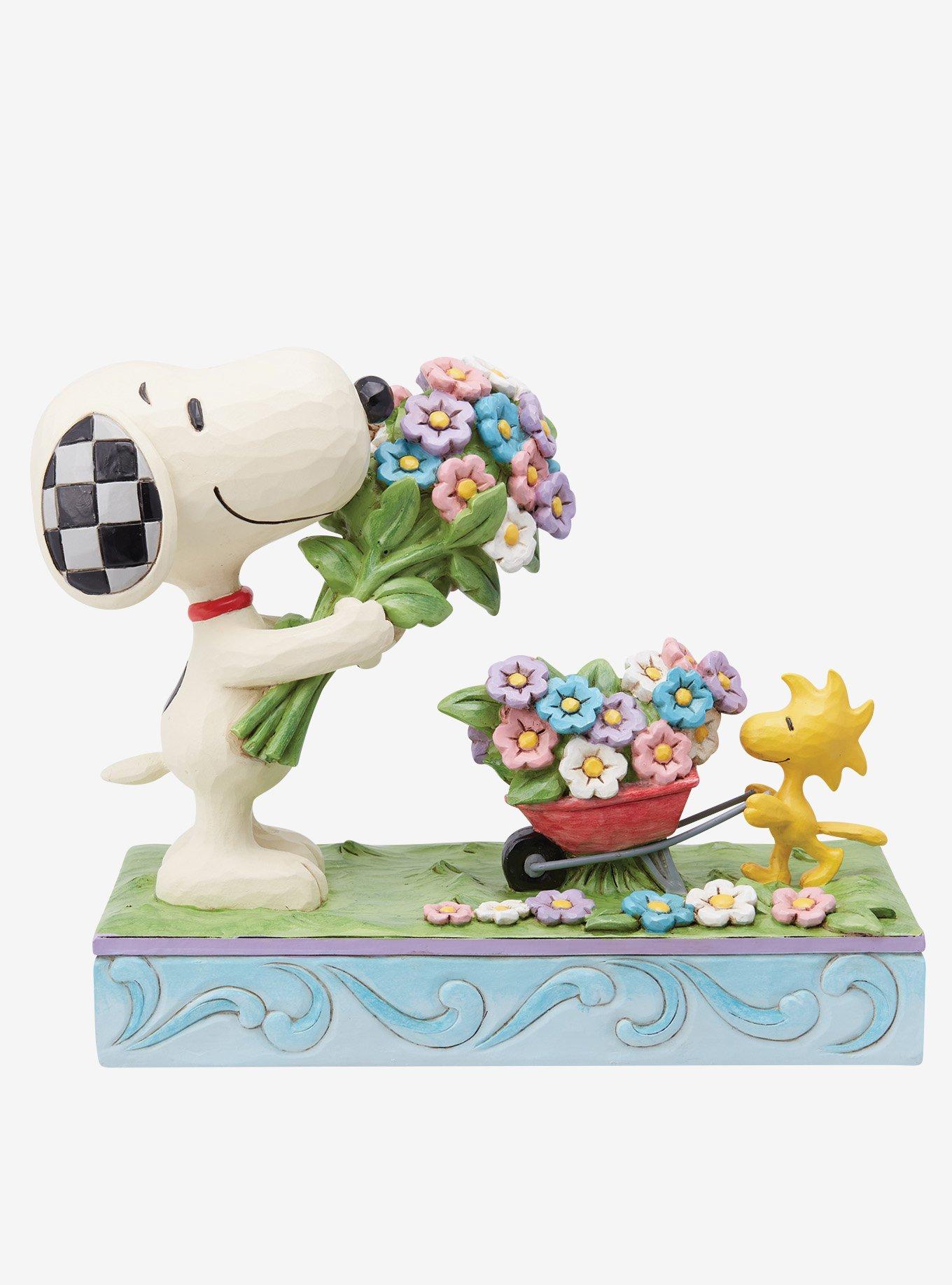 Peanuts Snoopy & Woodstock Flowers Jim Shore Figure, , hi-res