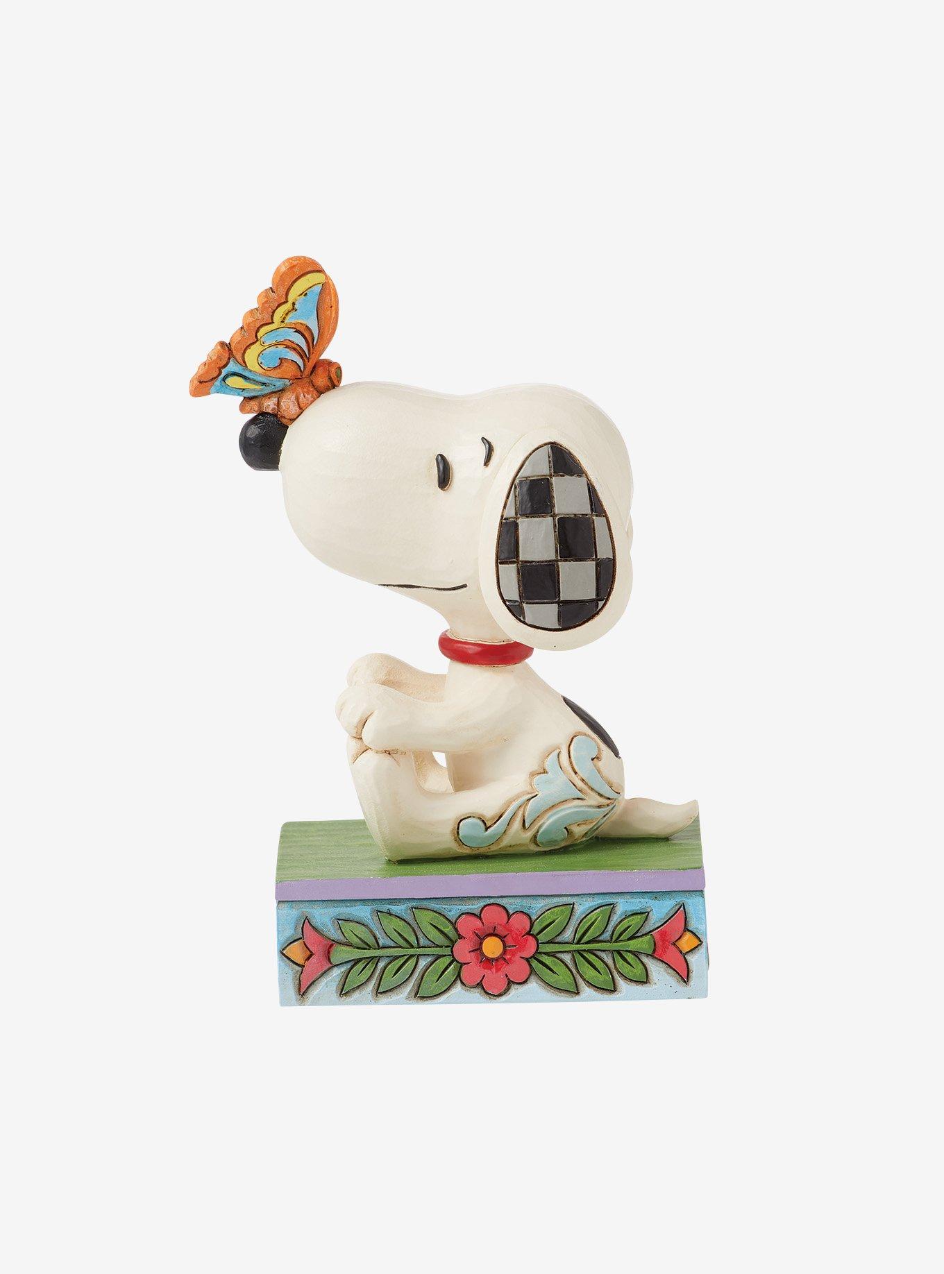 Peanuts Snoopy Butterfly on Nose Jim Shore Figure | Hot Topic