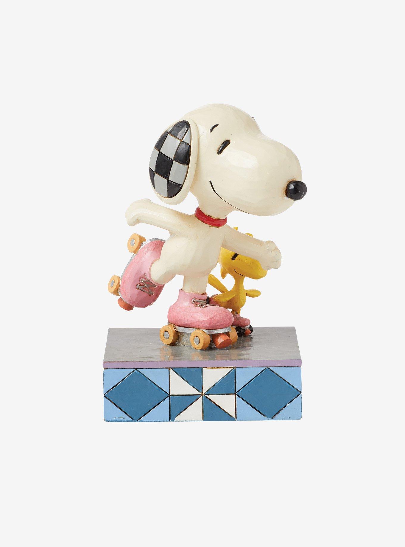 Peanuts Snoopy & Woodstock Skating Jim Shore Figurine, , hi-res