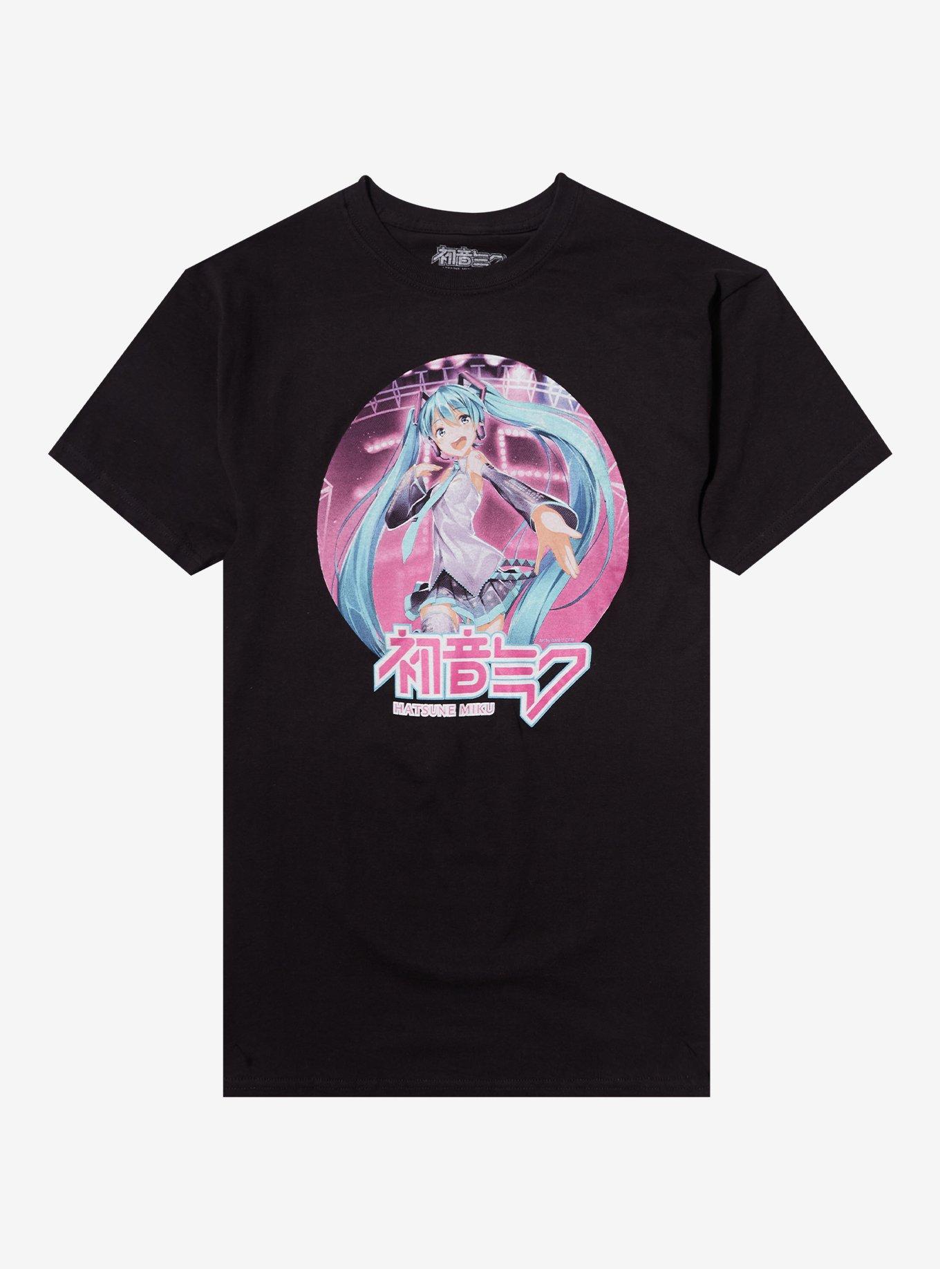 Hatsune Miku Circle Portrait T-Shirt, , hi-res