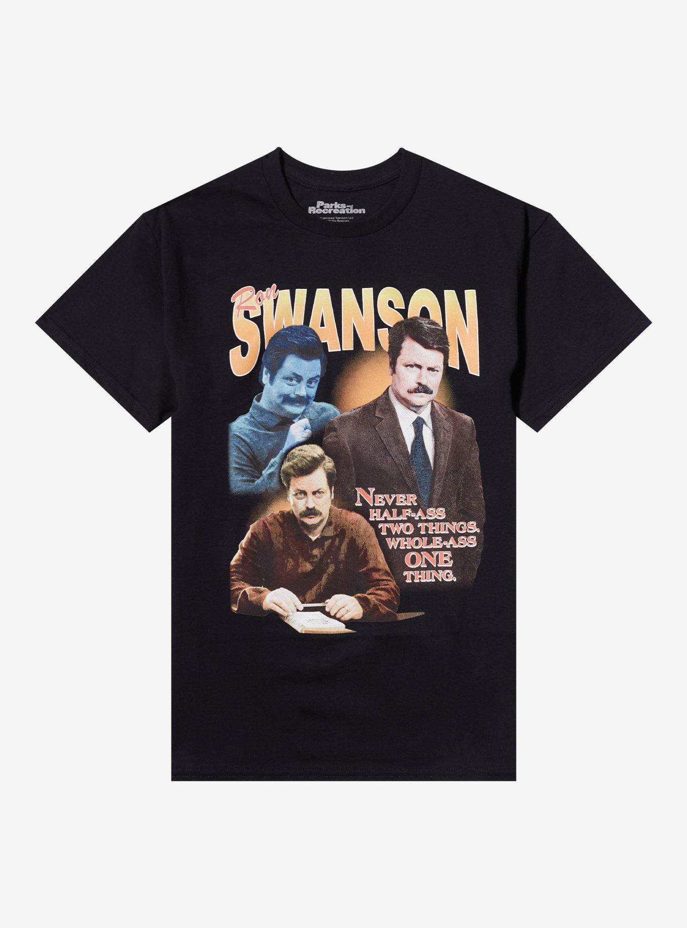 Parks And Recreation Ron Collage T-Shirt, , hi-res