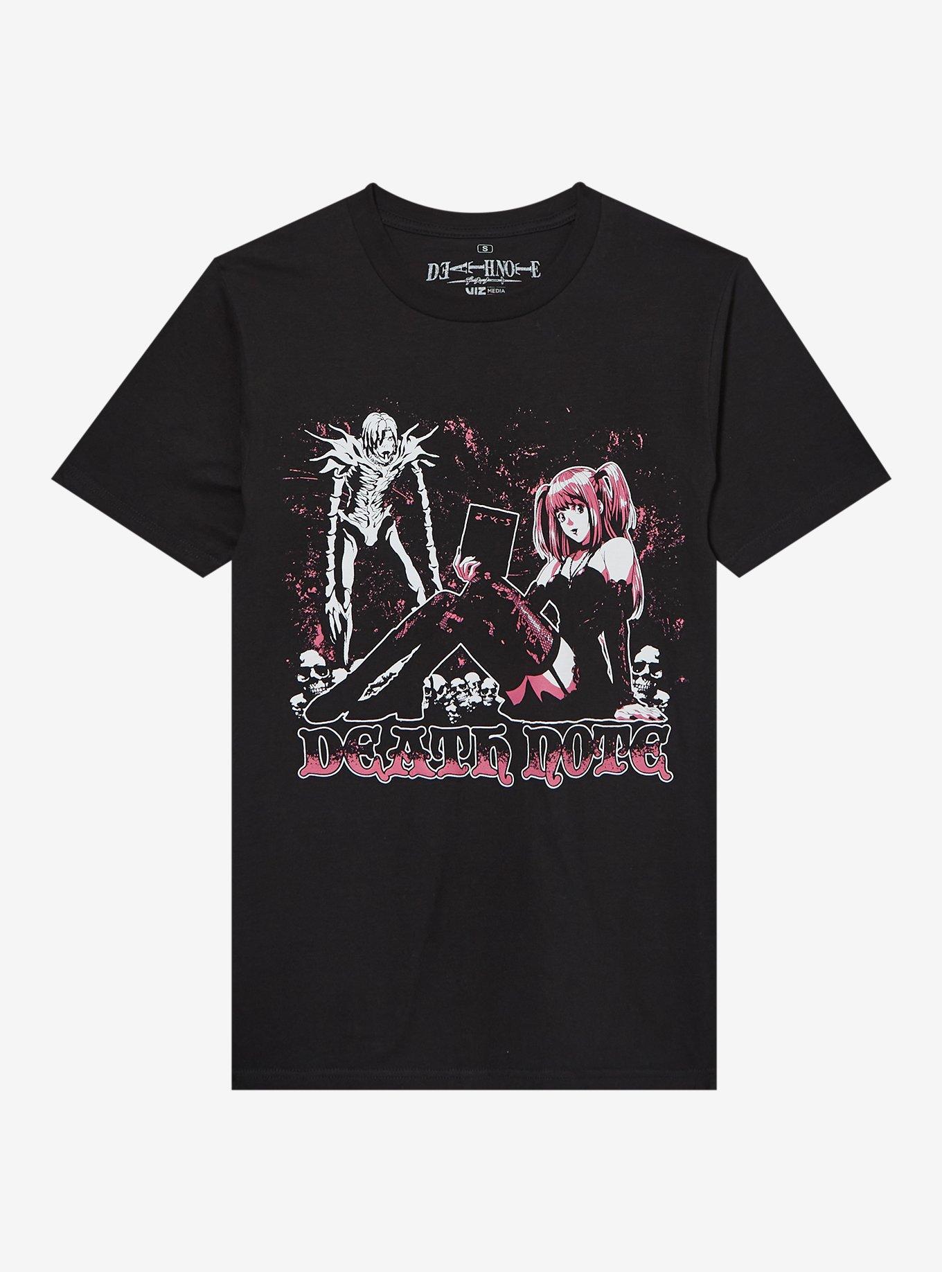 Death Note Misa & Rem Tonal Boyfriend Fit Girls T-Shirt, , hi-res