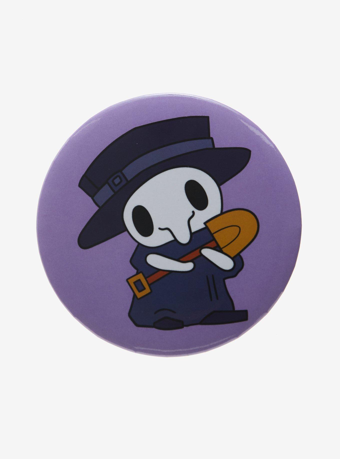 Plague Doctor Chibi 3 Inch Button, , hi-res