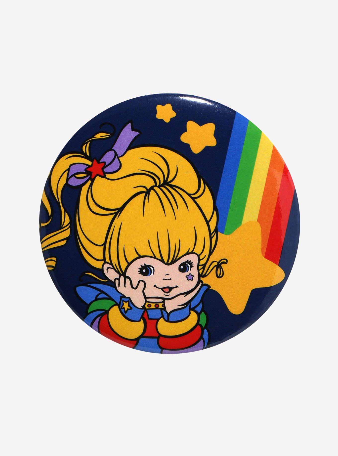 Rainbow Brite Rainbow & Stars 3 Inch Button, , hi-res