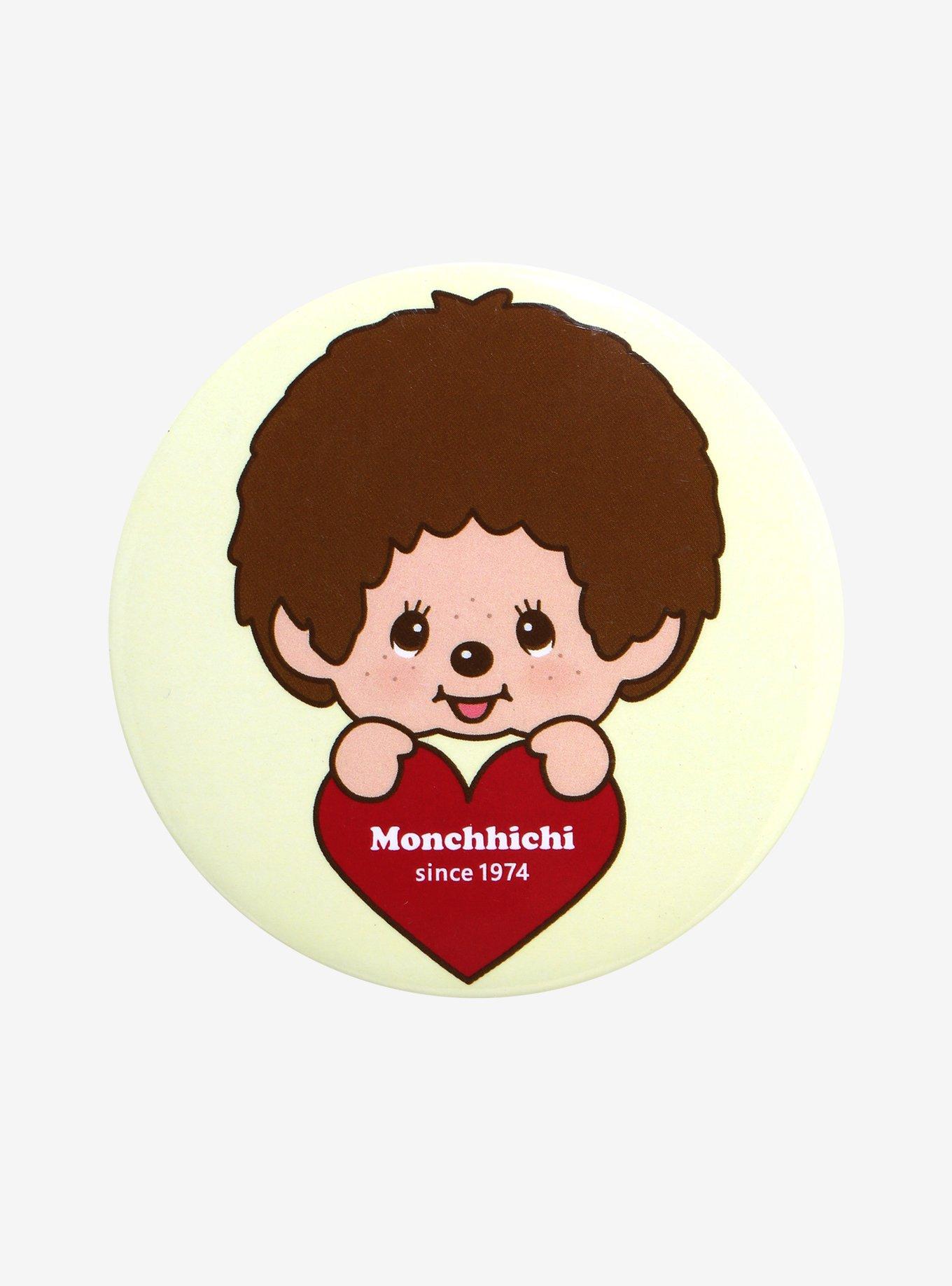 Monchhichi Heart 3 Inch Button, , hi-res