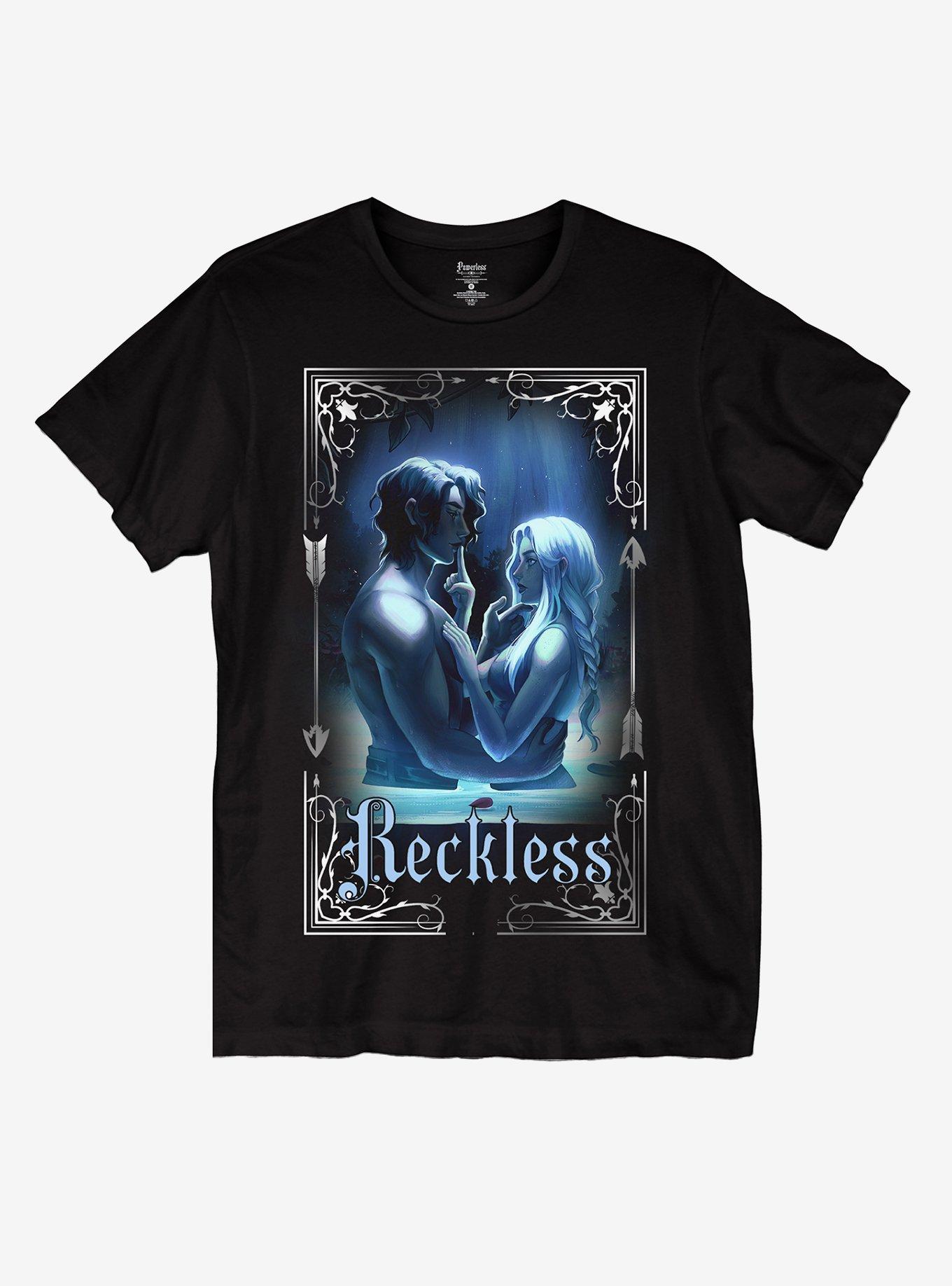 Powerless Reckless Pae & Kai Portrait Boyfriend Fit Girls T-Shirt