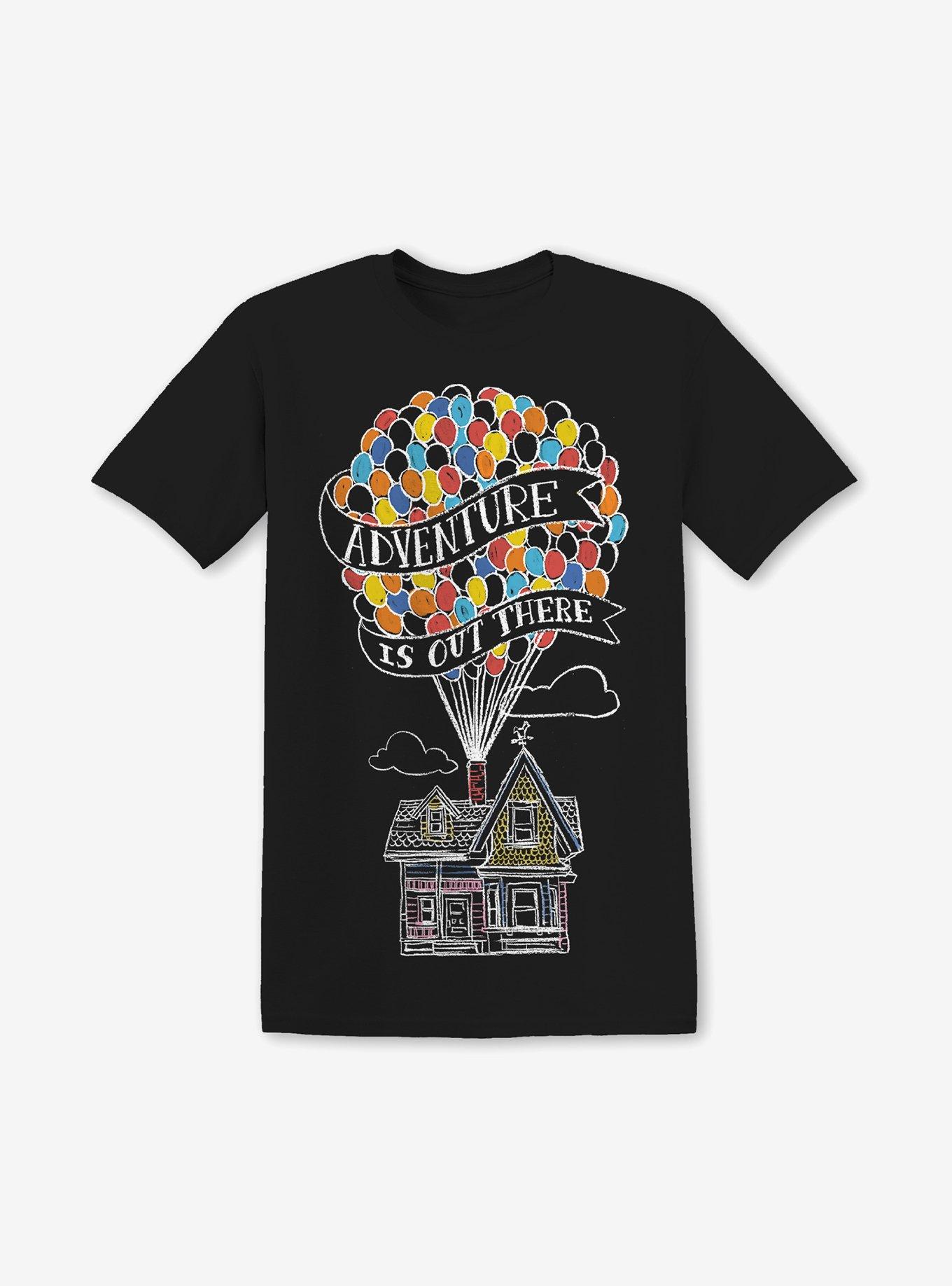 Disney Pixar Up House & Balloons Boyfriend Fit Girls T-Shirt, , hi-res