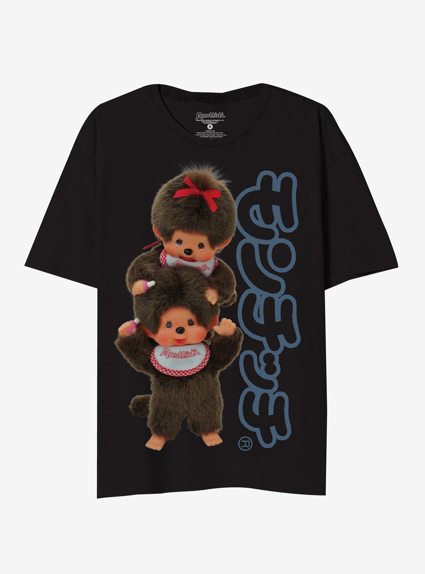 Monchhichi Duo Boyfriend Fit Girls T-Shirt, , hi-res