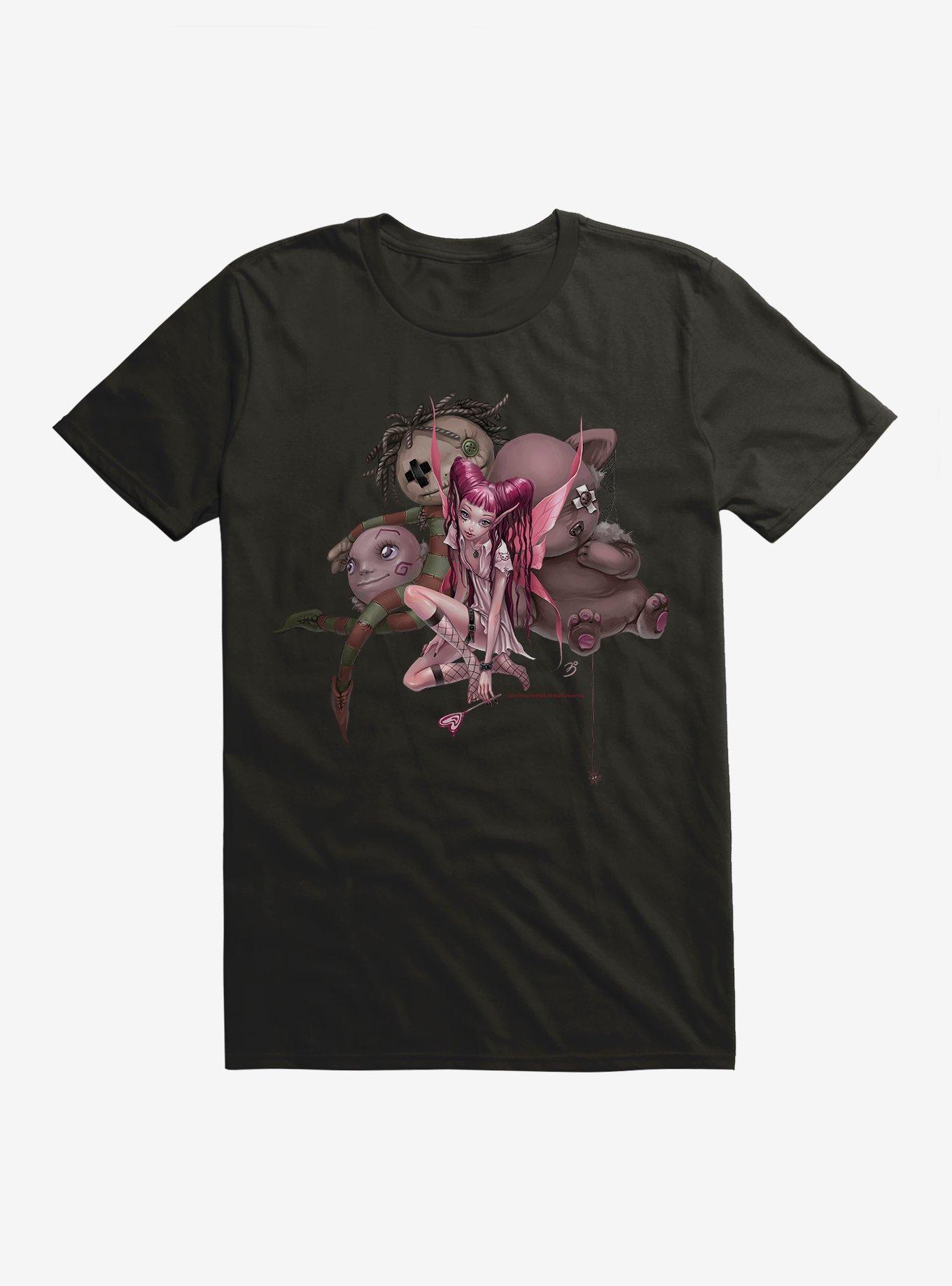 Fairies By Trick Teddy Fairy T-Shirt - BLACK | Hot Topic