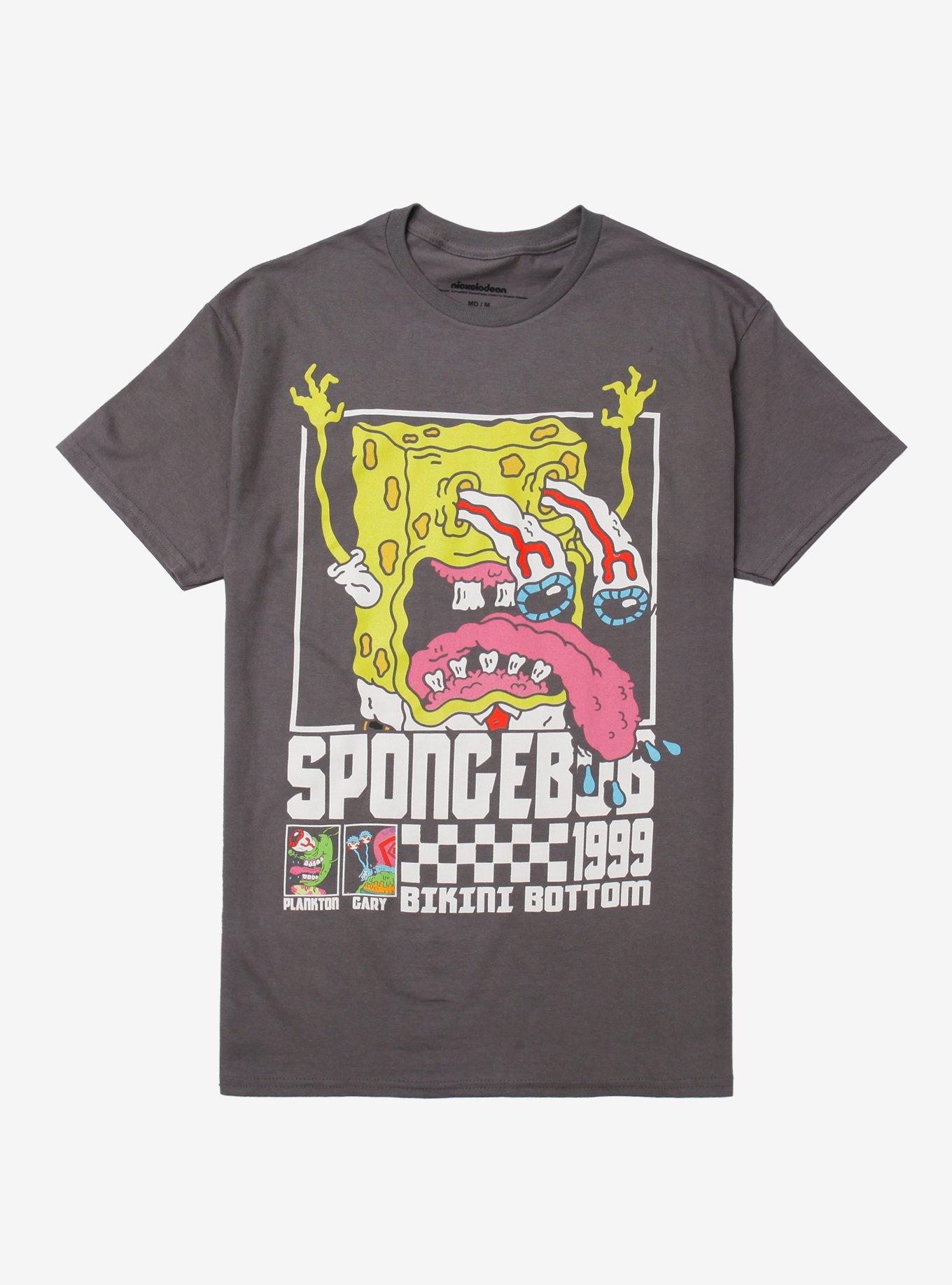 SpongeBob SquarePants 1999 Scary Face T-Shirt, , hi-res