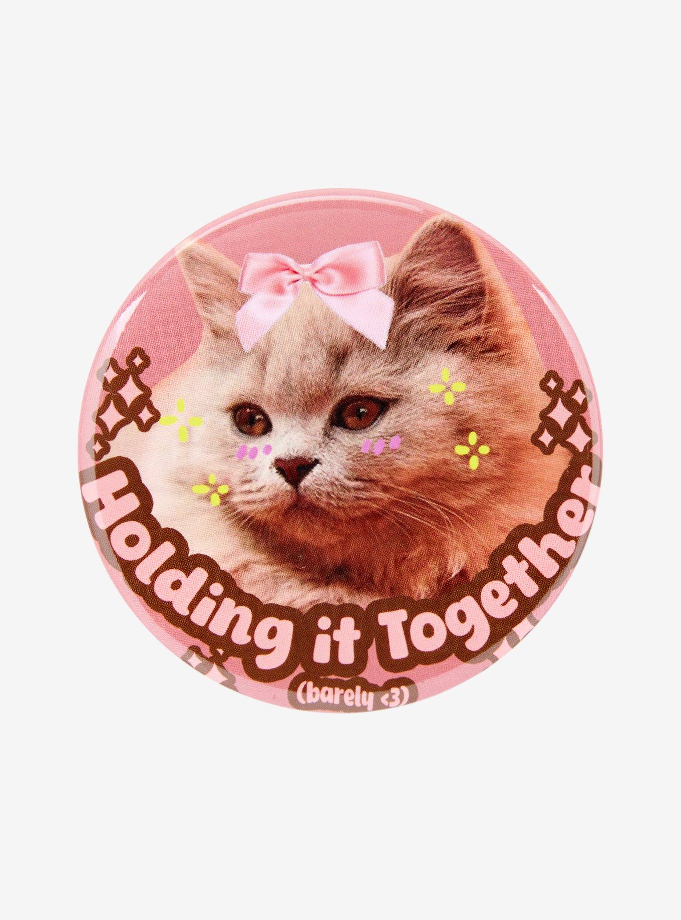 Holding It Together Cat 3 Inch Button, , hi-res