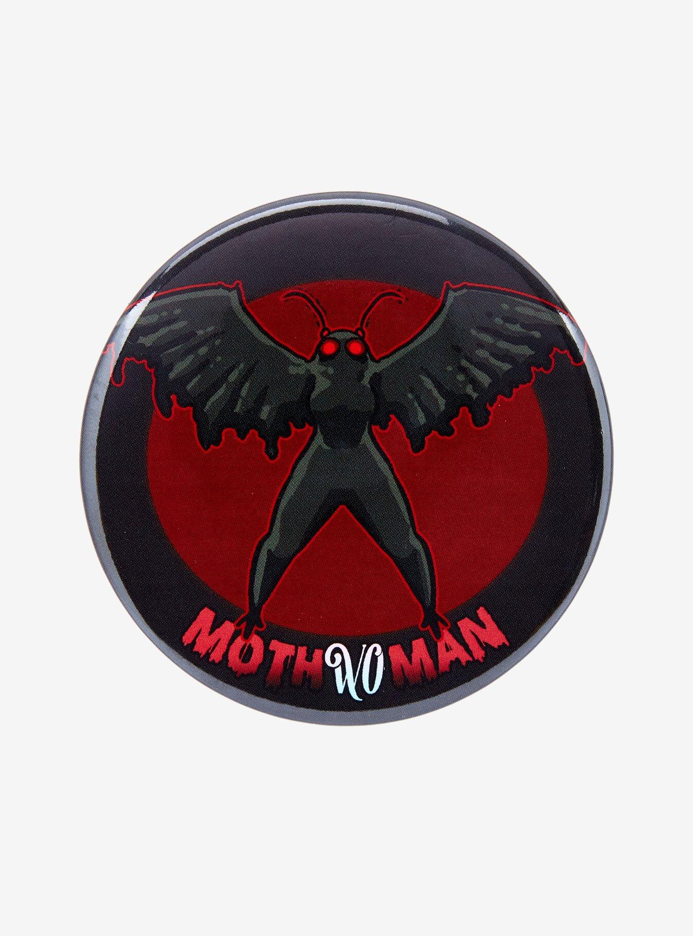 Moth Woman 3 Inch Button, , hi-res