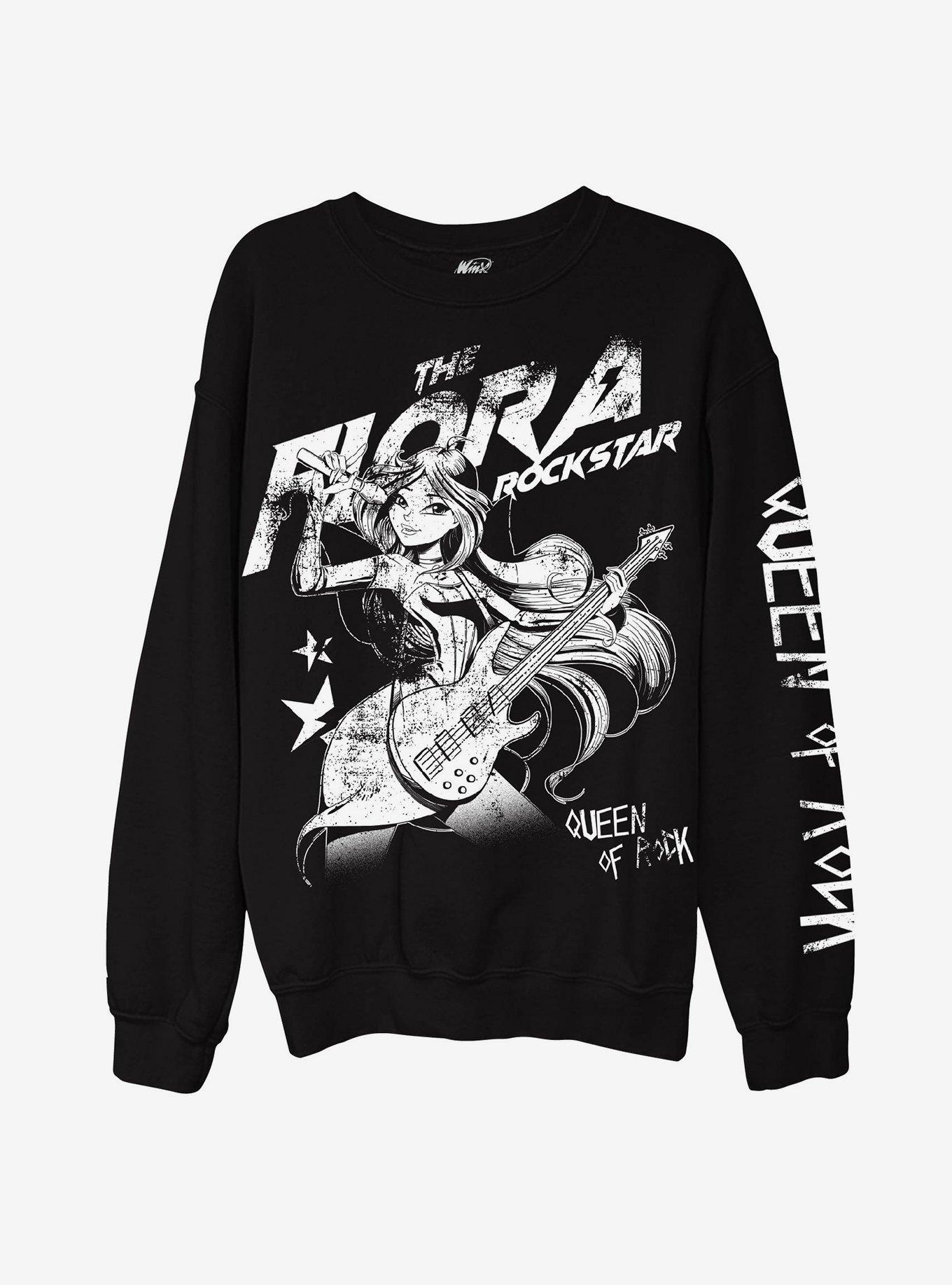 Winx Club Flora Rockstar Girls Sweatshirt, , hi-res