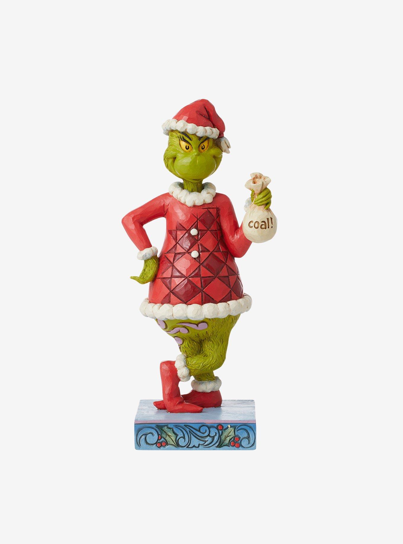 The Grinch with Bag Of Coal Jim Shore Figure, , hi-res