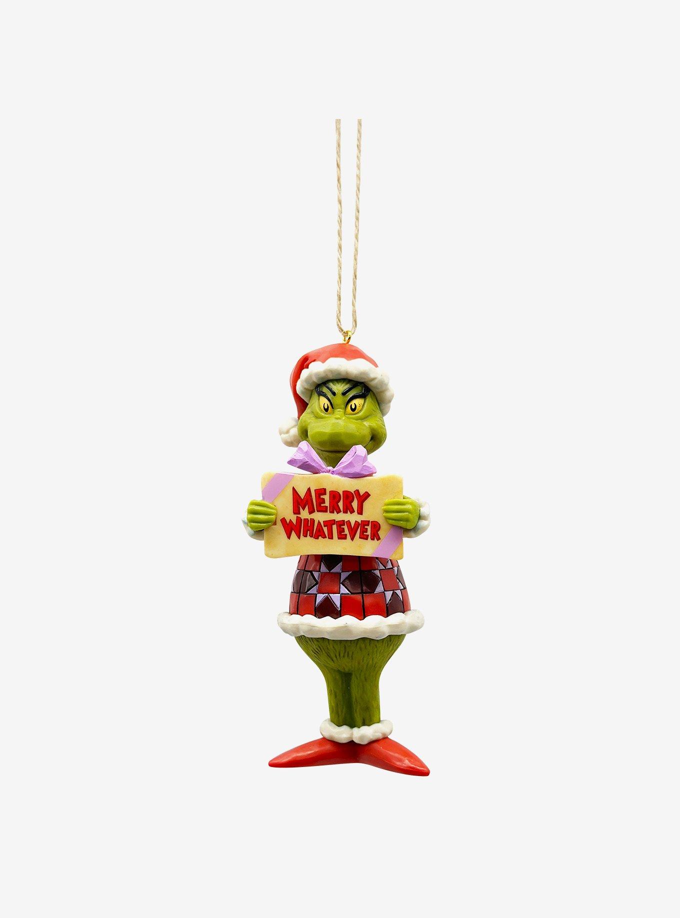 The Grinch Merry Whatever Jim Shore PVC Ornament, , hi-res