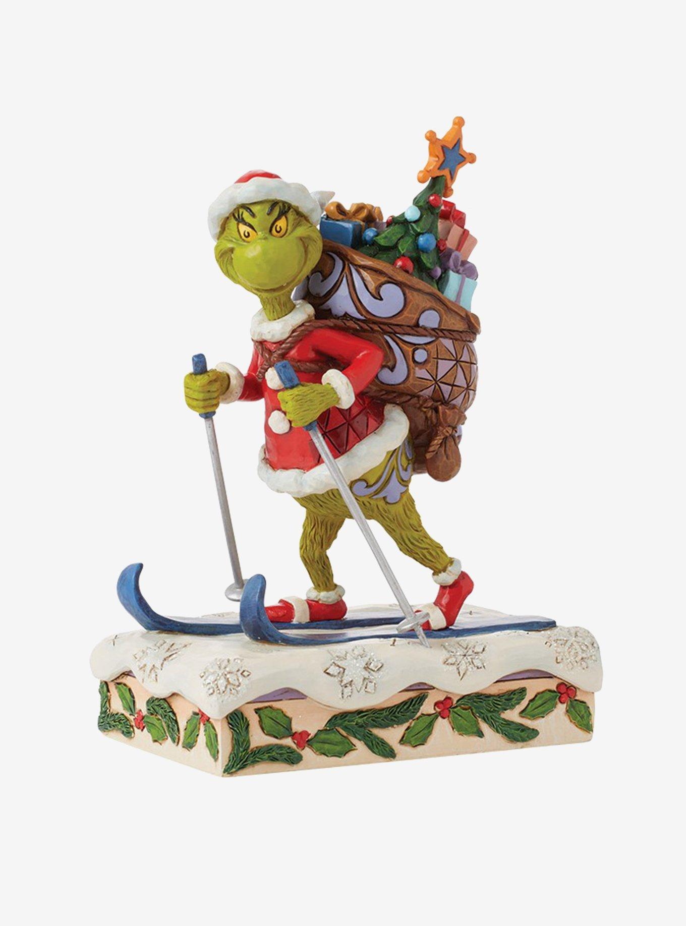 The Grinch Skiing Jim Shore Figure, , hi-res