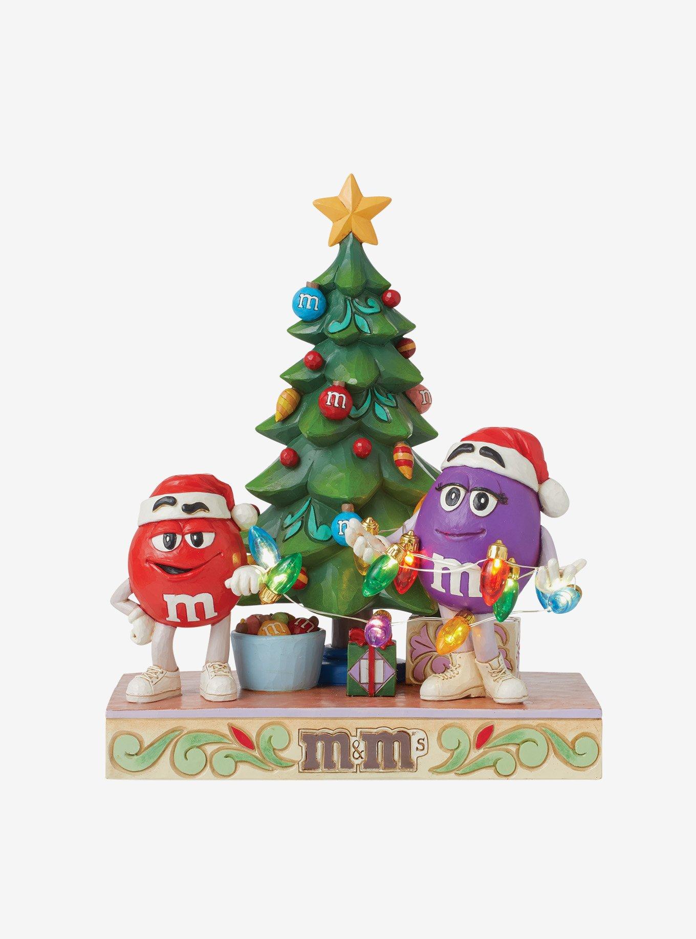 M&M's Purple & Red Tree Jim Shore Figure, , hi-res