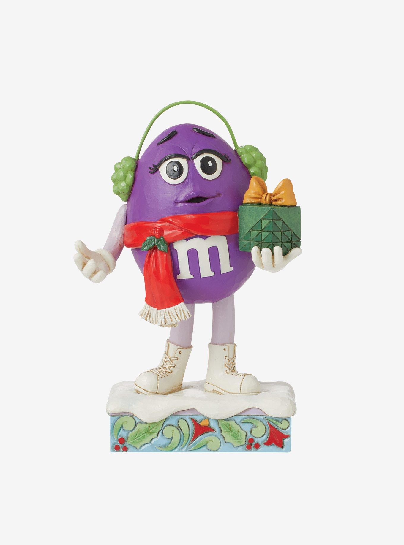 M&M's Purple with Gift Jim Shore Figure, , hi-res