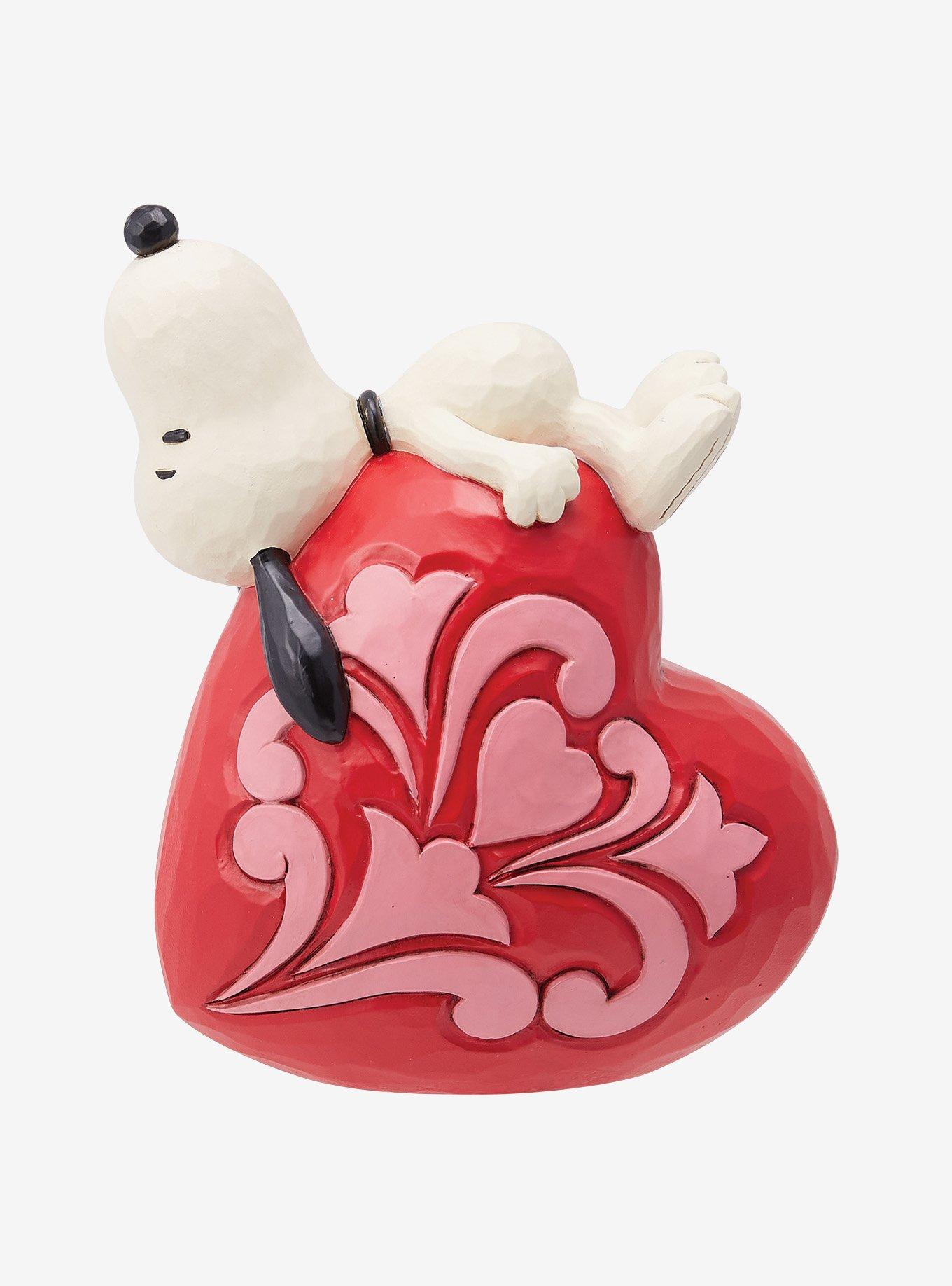 Peanuts Snoopy Laying on Heart Jim Shore Figure, , hi-res