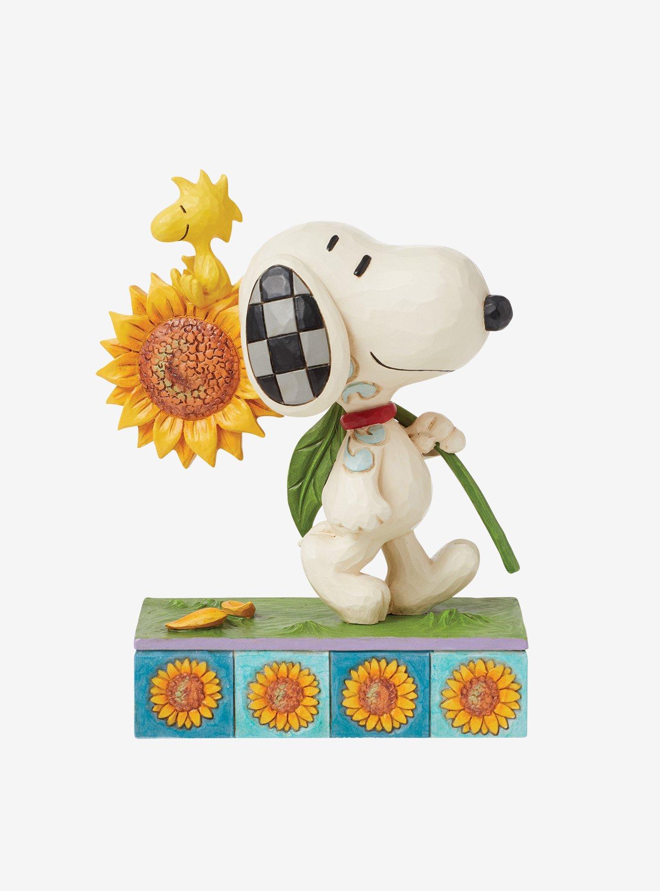 Peanuts Snoopy & Woodstock Sunflower Jim Shore Figure, , hi-res