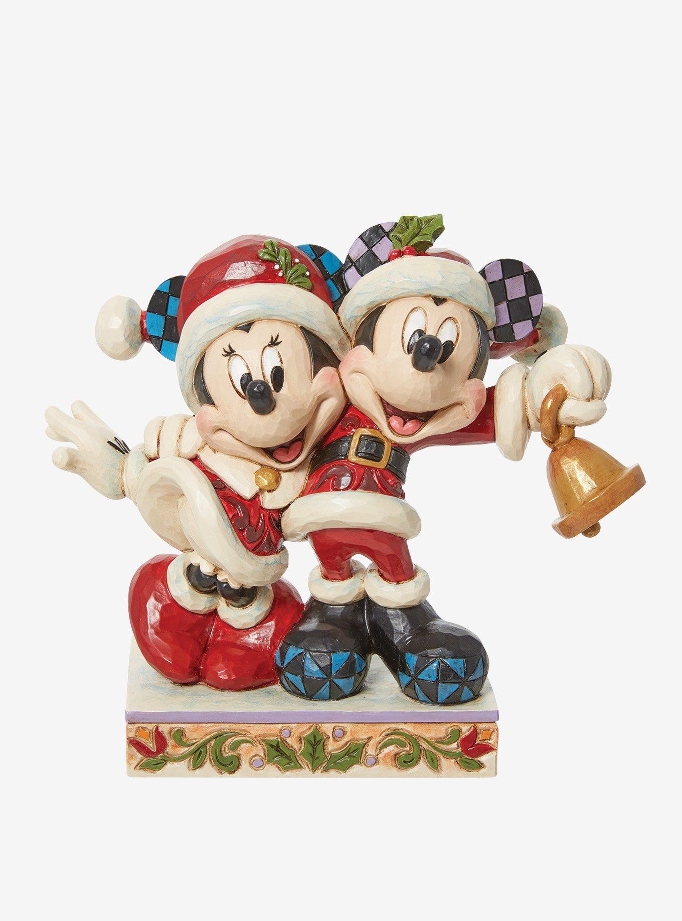 Disney Mickey & Minnie Santa Jim Shore Figure, , hi-res