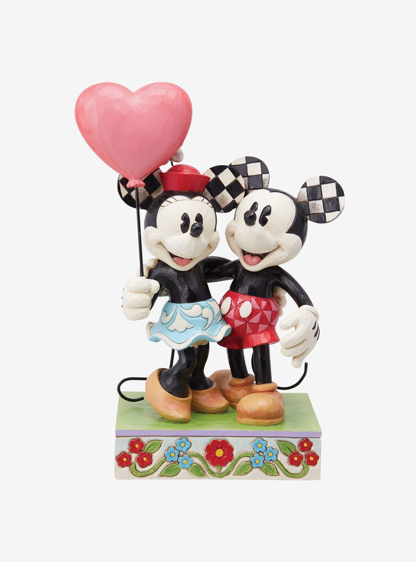 Disney Mickey & Minnie Heart Jim Shore Figure, , hi-res