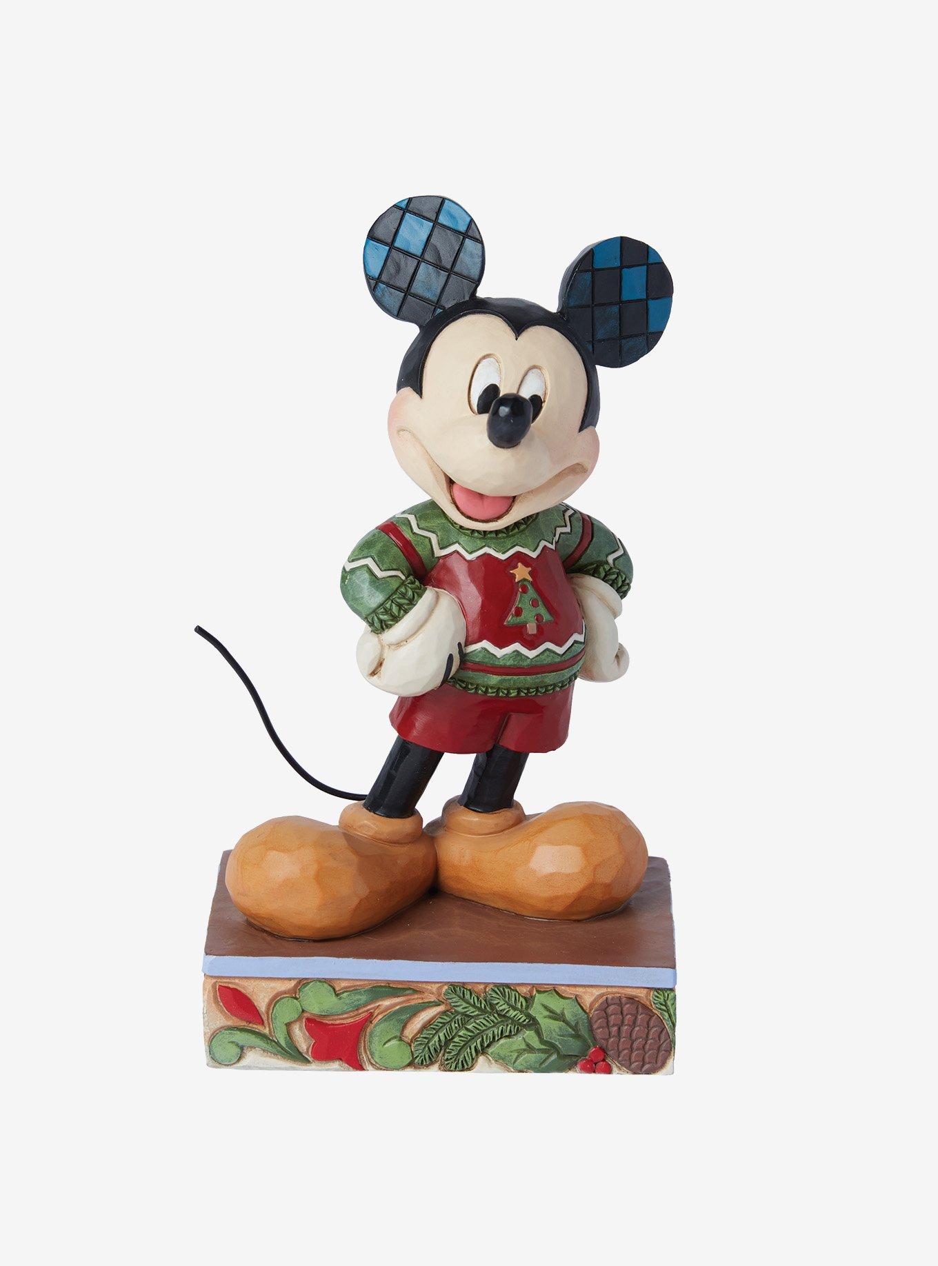 Disney Mickey Christmas Sweater Jim Shore Figure, , hi-res