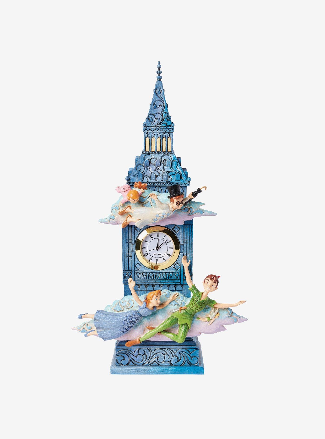 Disney Peter Pan Clock Jim Shore Figure, , hi-res