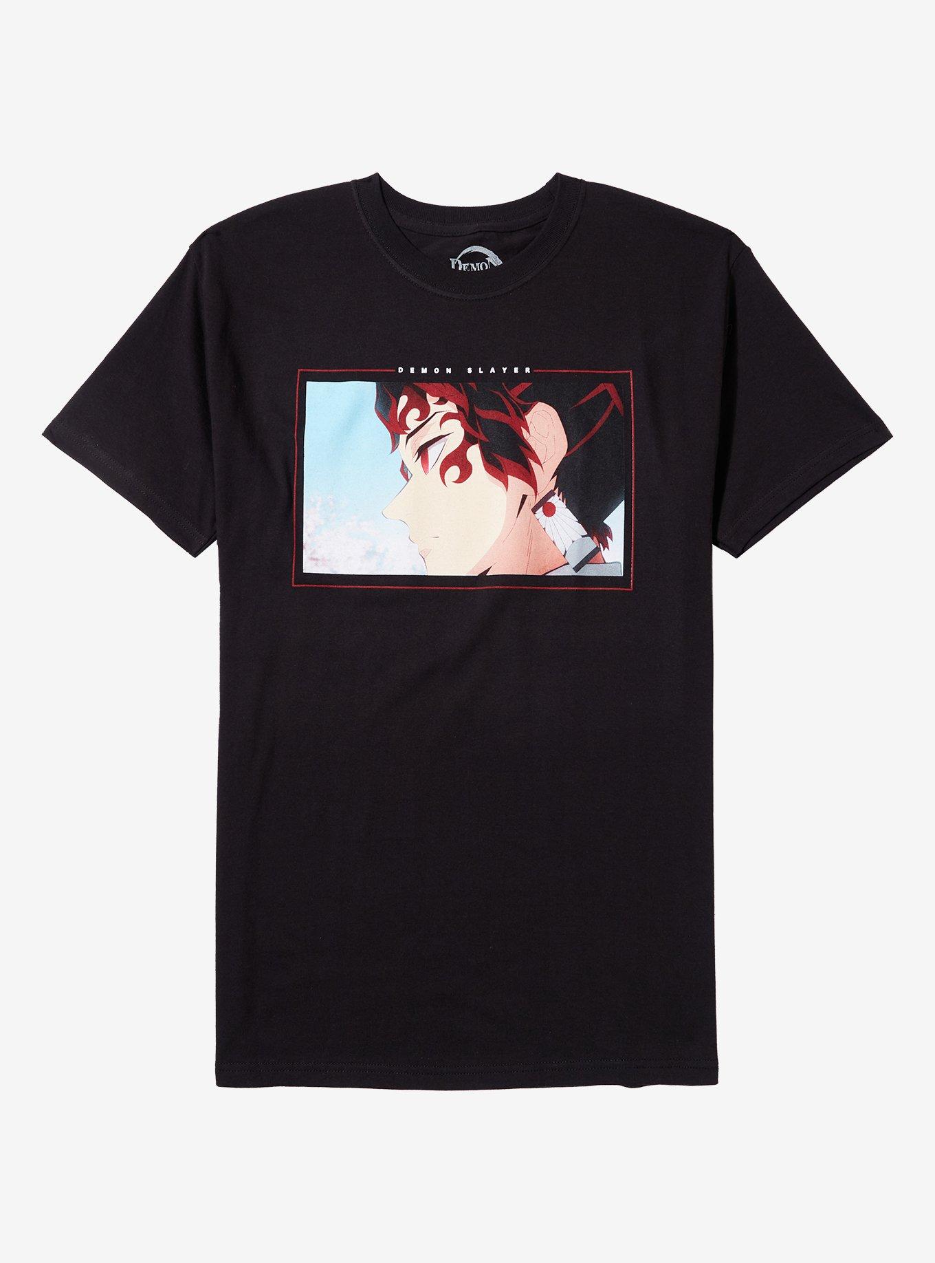 Demon Slayer: Kimetsu No Yaiba Yoriichi Tsugikuni T-Shirt, BLACK, hi-res