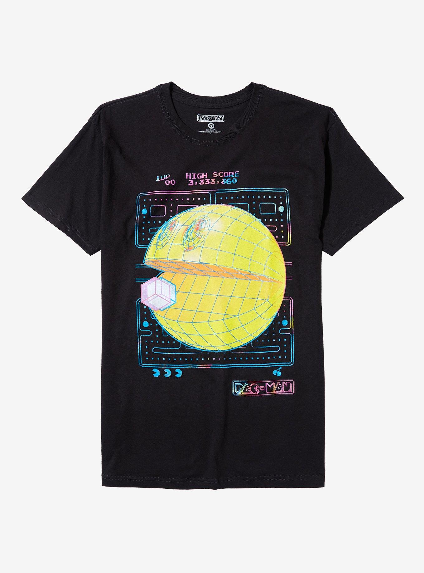 Pac-Man Grid Sphere T-Shirt, , hi-res