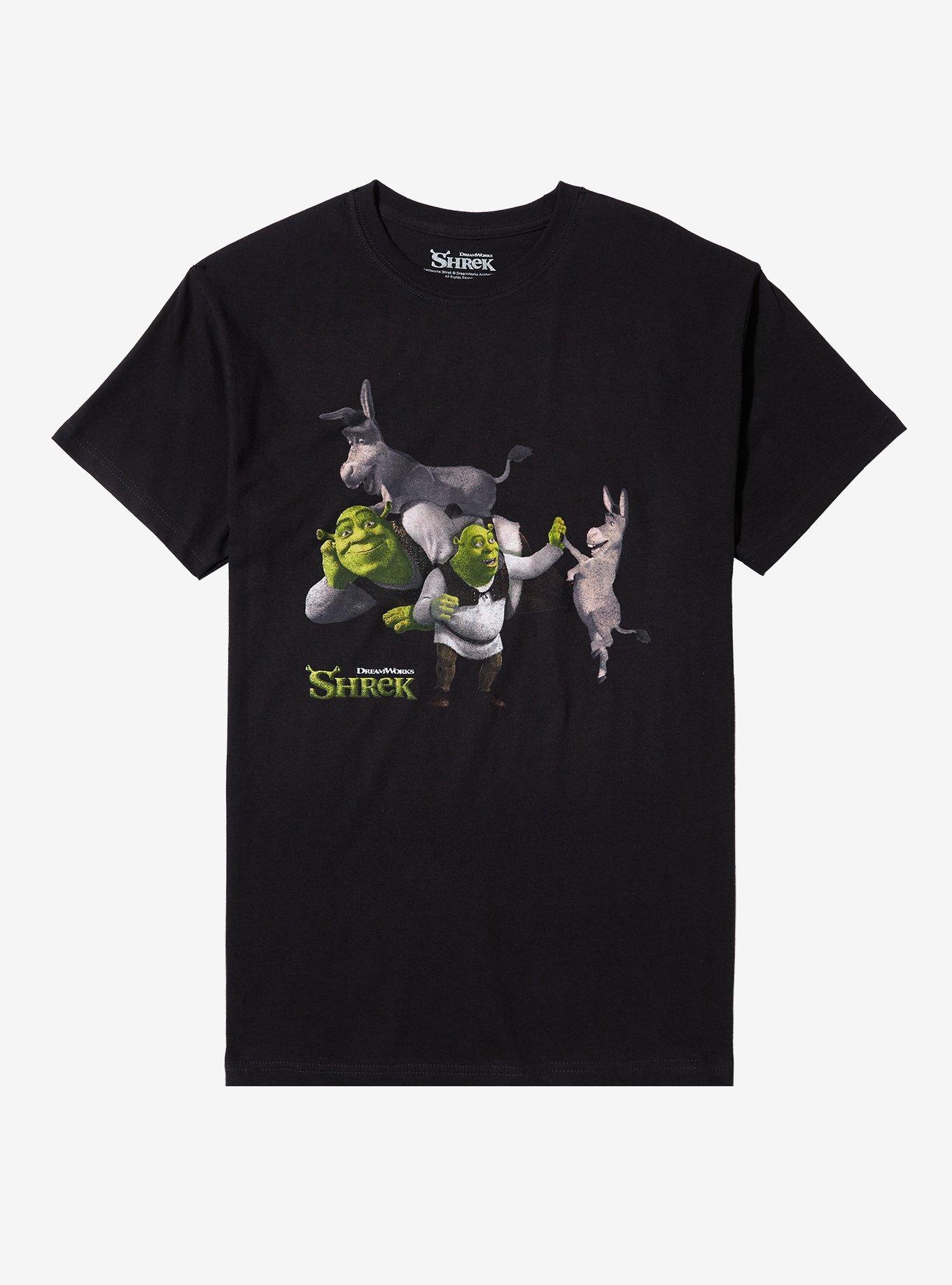 Shrek Donkey Dance Collage T-Shirt, , hi-res