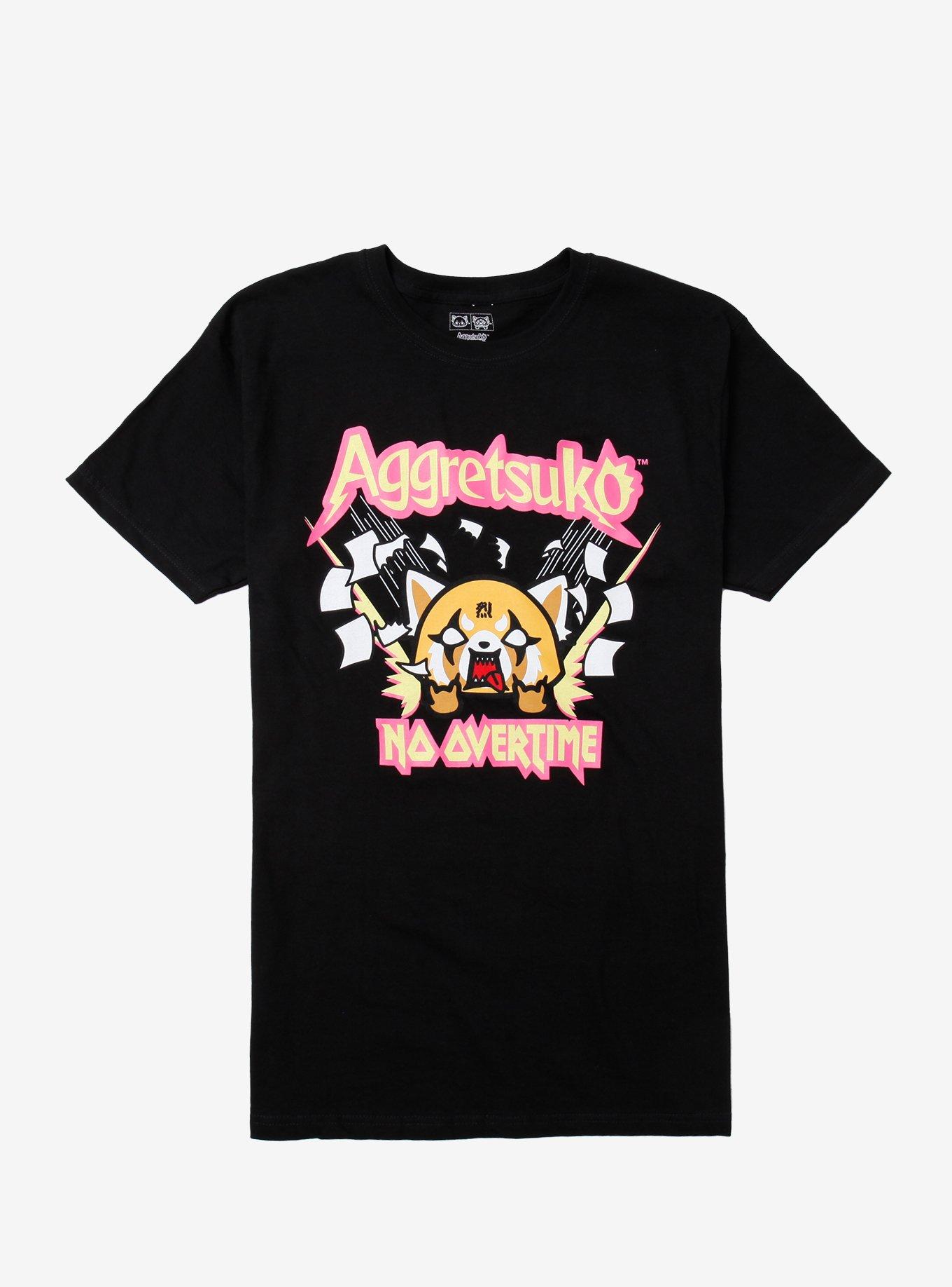 Aggretsuko No Overtime T-Shirt, , hi-res