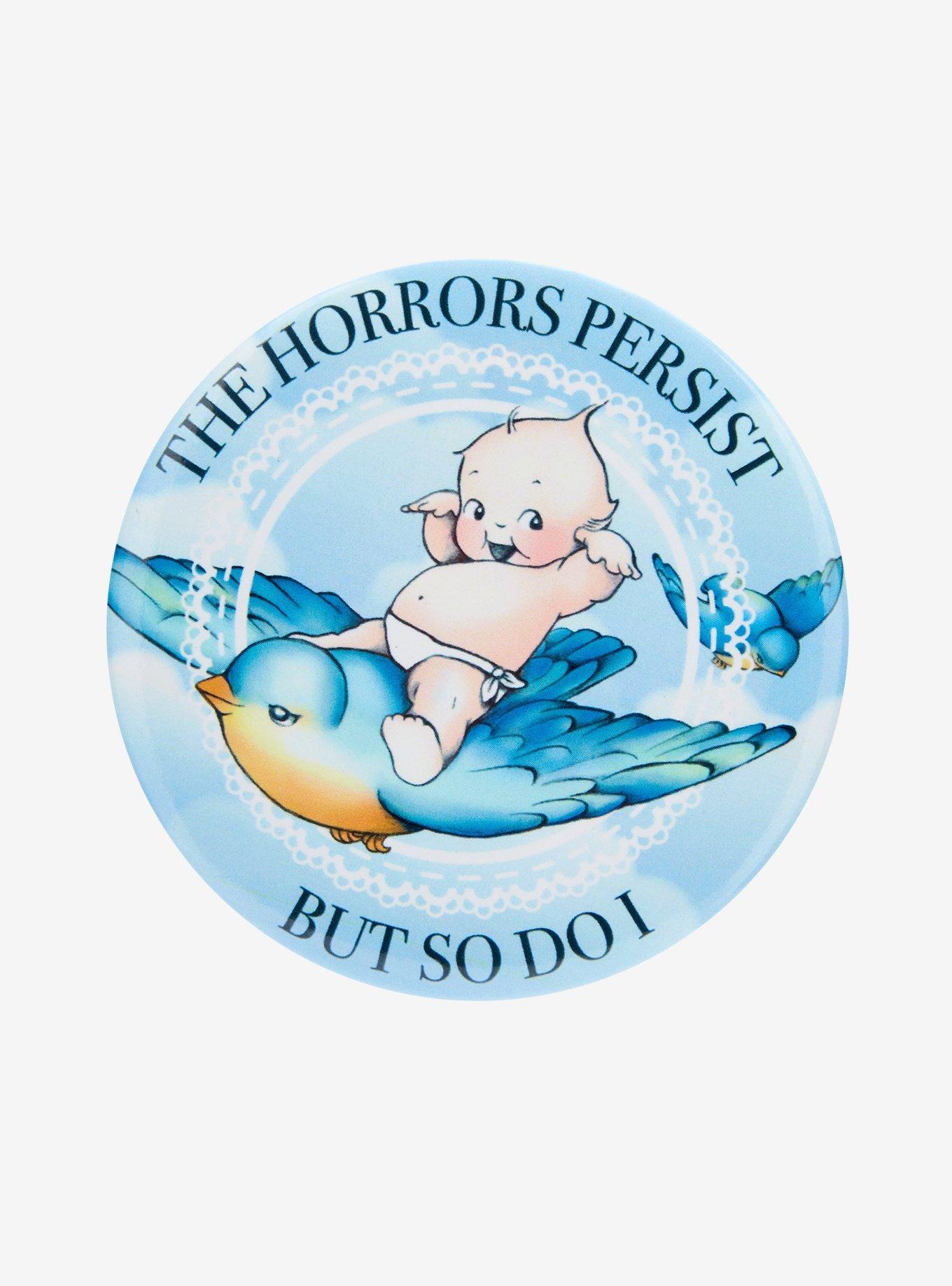 Kewpie Horrors Persist 3 Inch Button, , hi-res