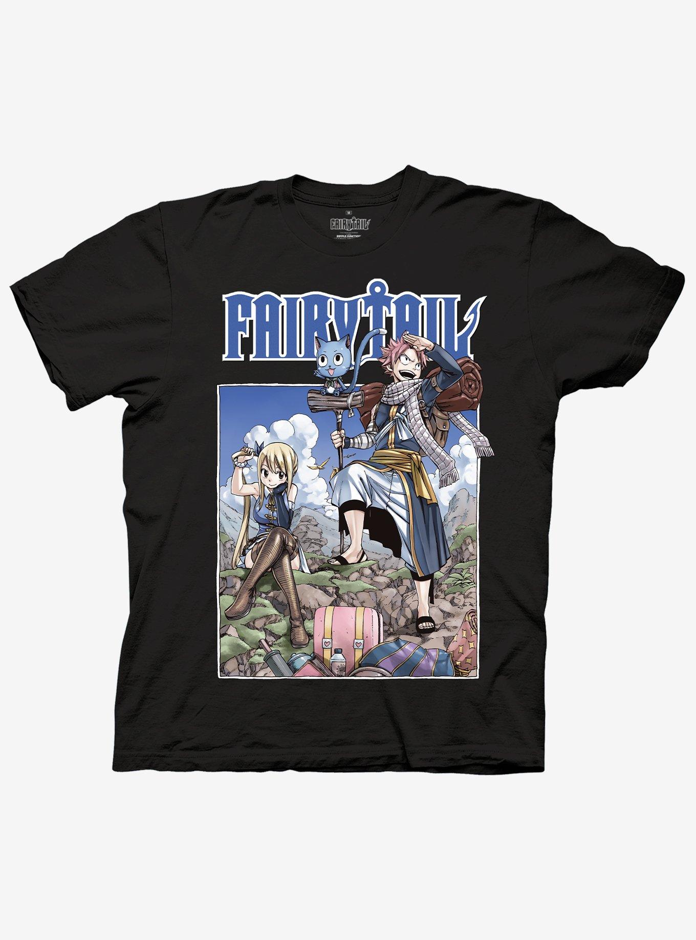 Fairy Tail Poster Relaxed Fit Girls T-Shirt, , hi-res