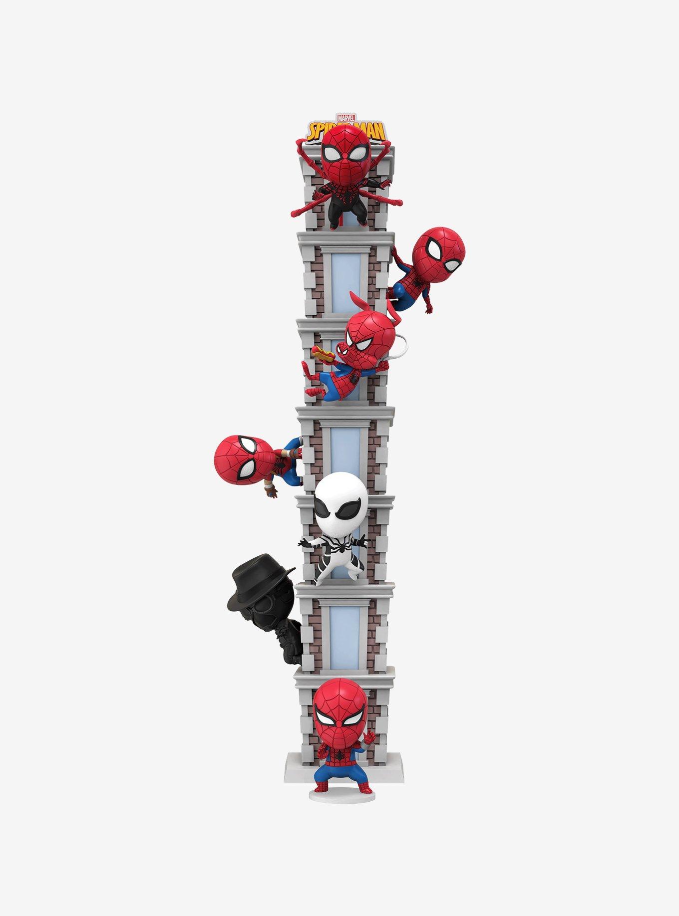 YuMe Toys Marvel Spider-Man Tower Series Hero Box Blind Box Figure, , hi-res