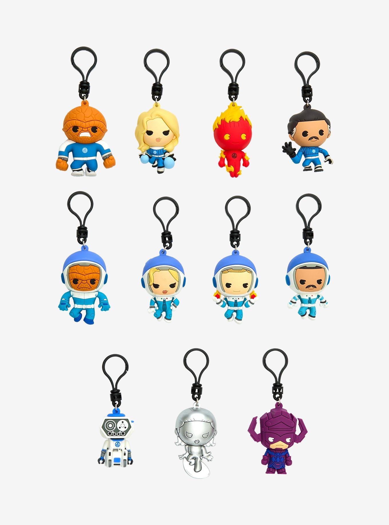 Marvel The Fantastic Four: First Steps Icons Sling Bag NWT Marvel 3D Figural Foam Bag Clip Fantastic Four Movie Series  main image 3
