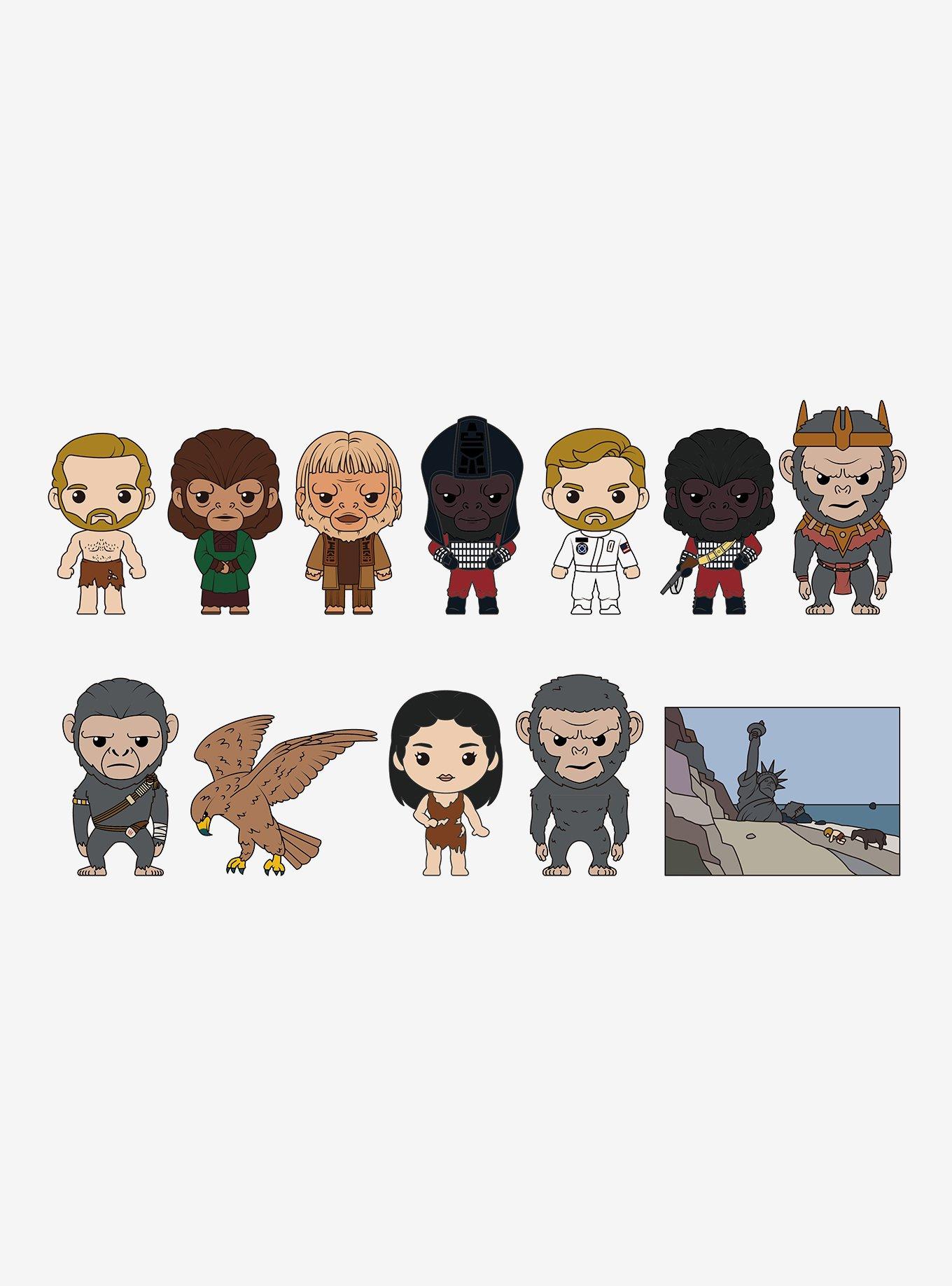 Planet of The Apes Characters Blind Bag Figural Bag Clip, , hi-res