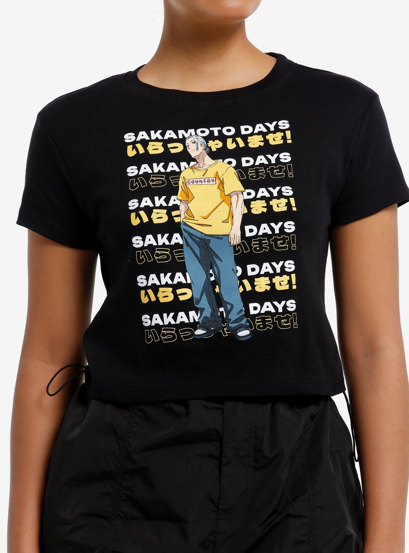 Sakamoto Days Welcome Repeat Boyfriend Fit Girls T-Shirt, , hi-res