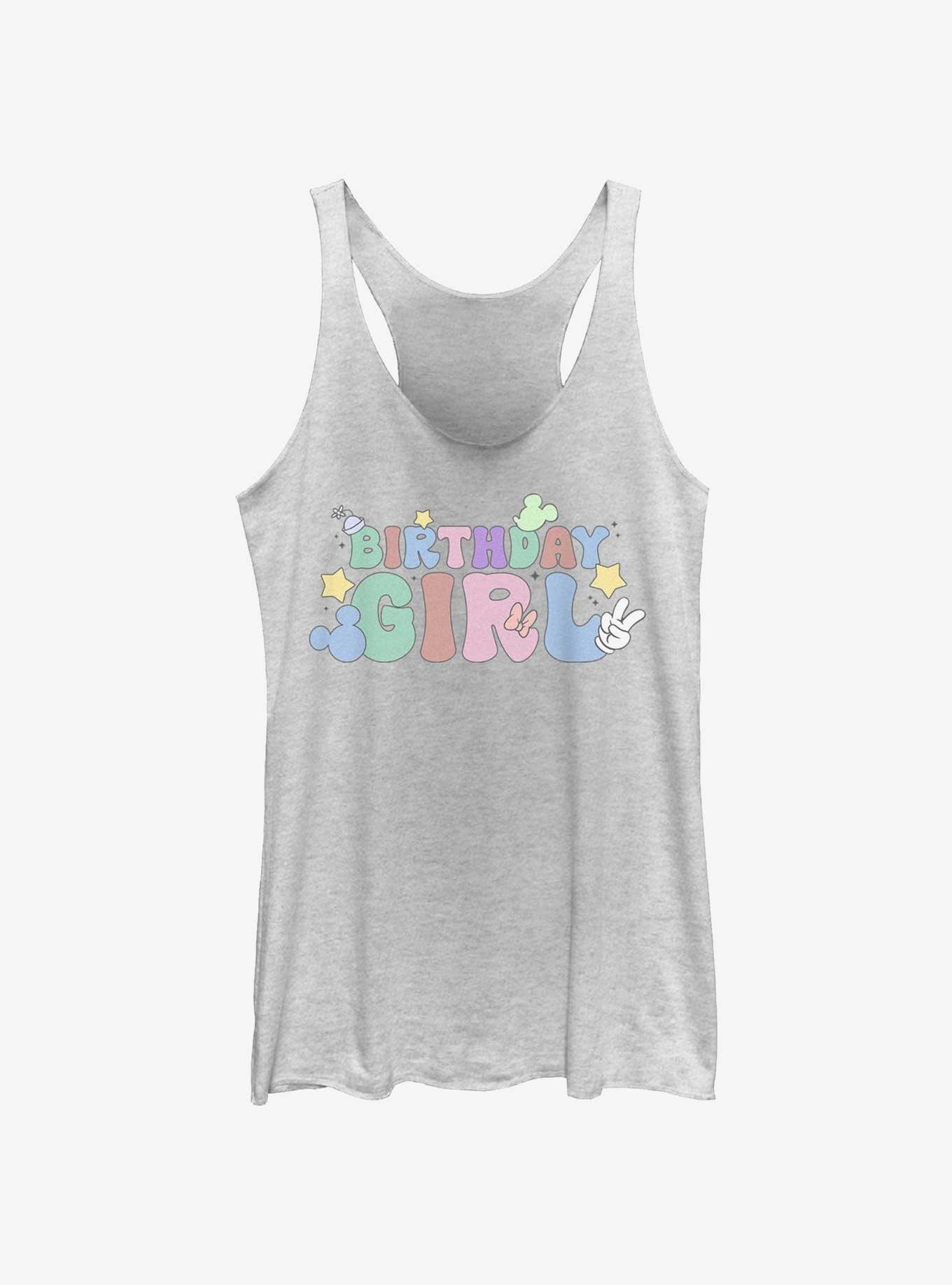 Disney Mickey Mouse Birthday Girl Womens Tank Top, , hi-res