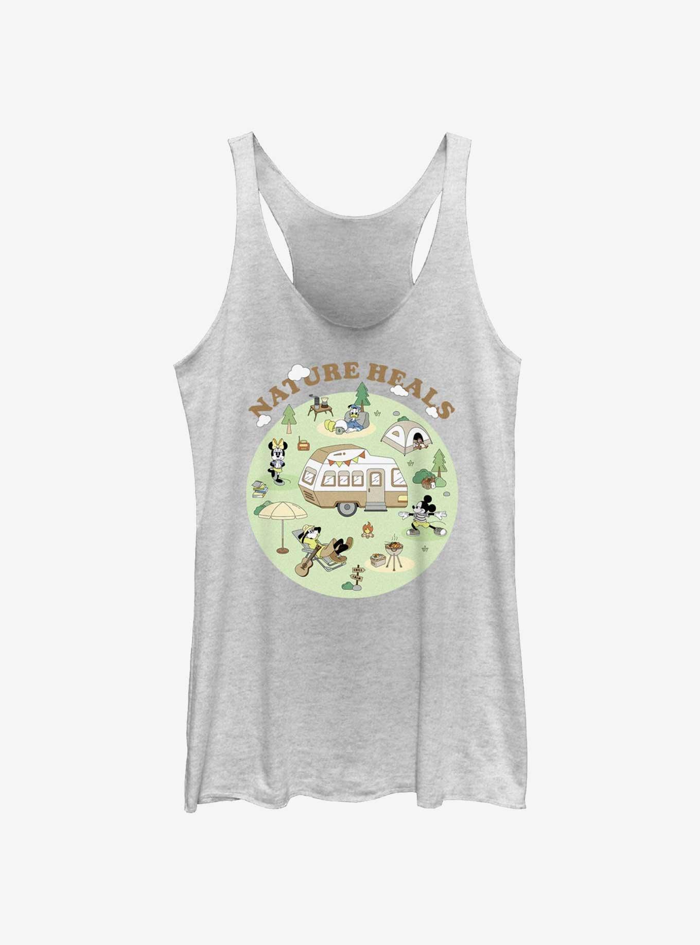 Disney Mickey Mouse Nature Heals Camp Womens Tank Top, , hi-res