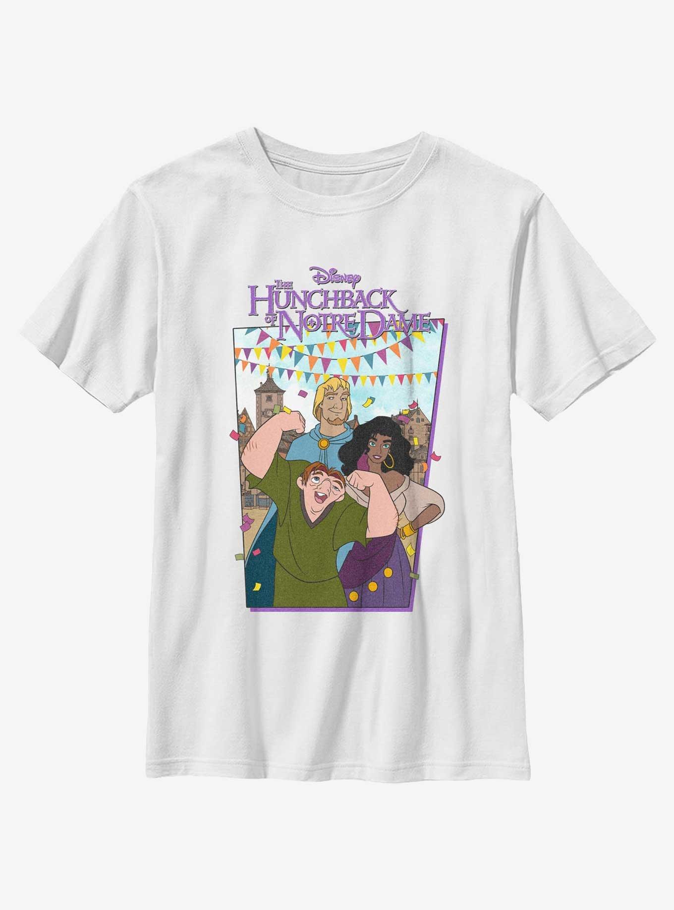 Disney The Hunchback of Notre Dame Group Poster Youth T-Shirt, , hi-res