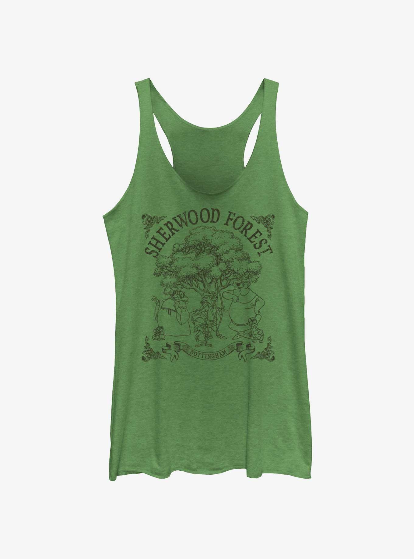 Disney Robin Hood Sherwood Forest Style Womens Tank Top, , hi-res