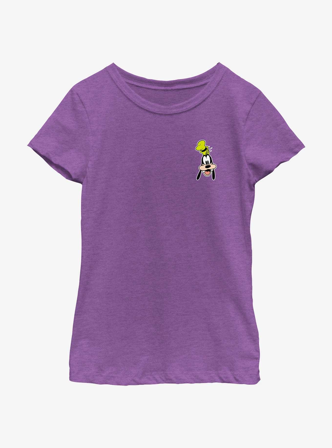 Disney Goofy Big Face Pocket Youth Girls T-Shirt, , hi-res