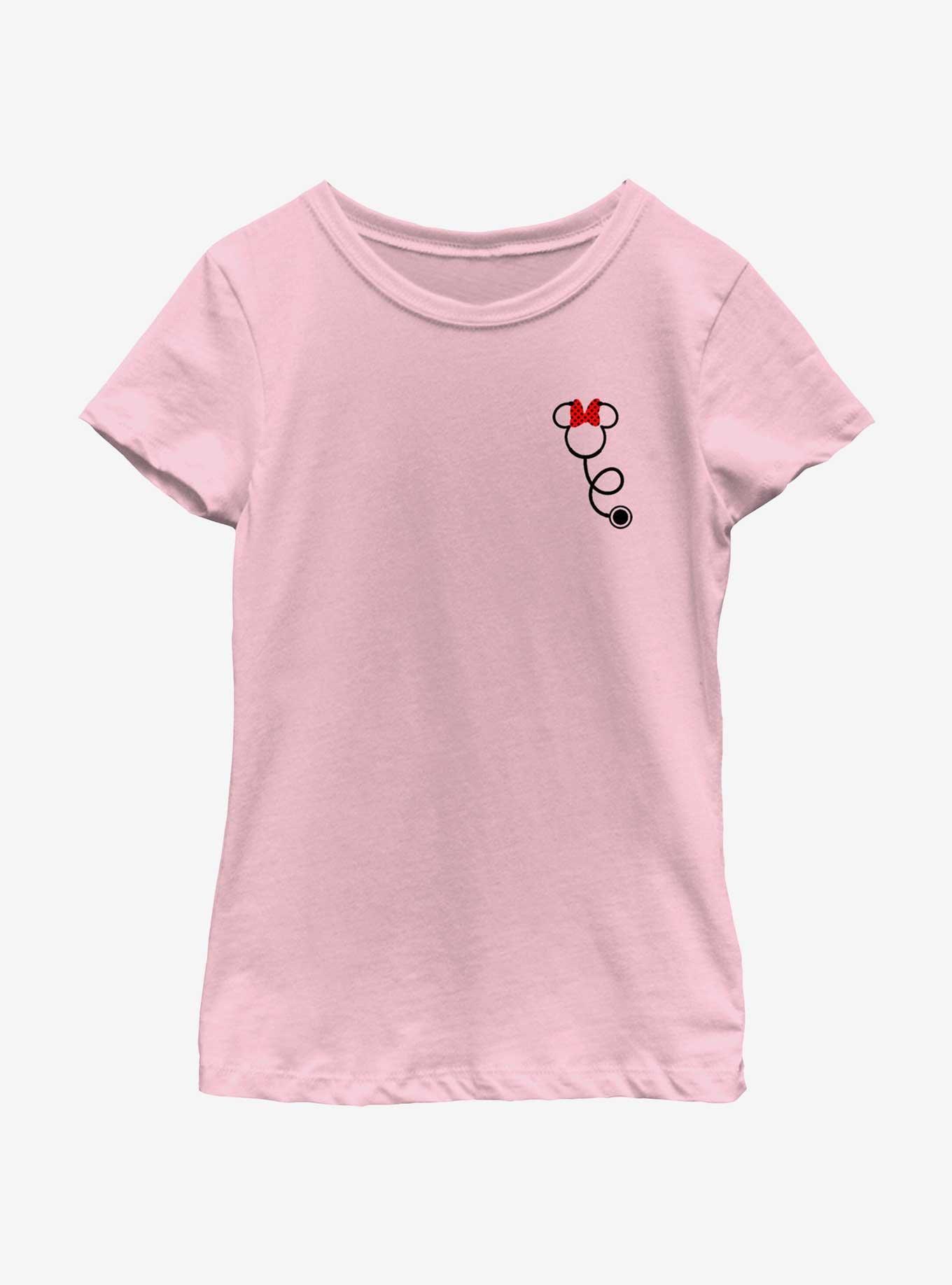 Disney Minnie Mouse Stethoscope Pocket Youth Girls T-Shirt, , hi-res