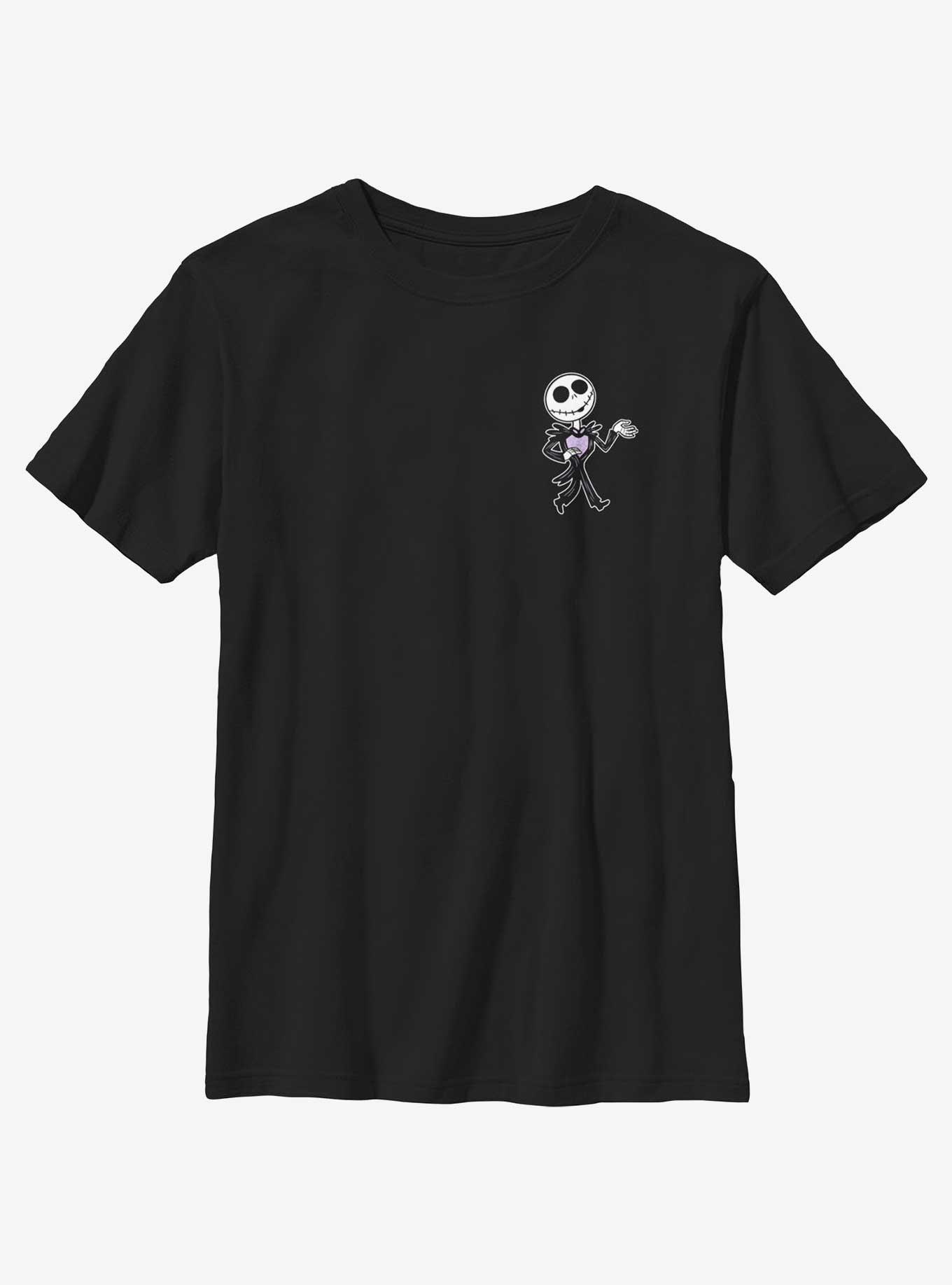 Disney The Nightmare Before Christmas Skellington Bobble Pocket Youth T-Shirt, , hi-res