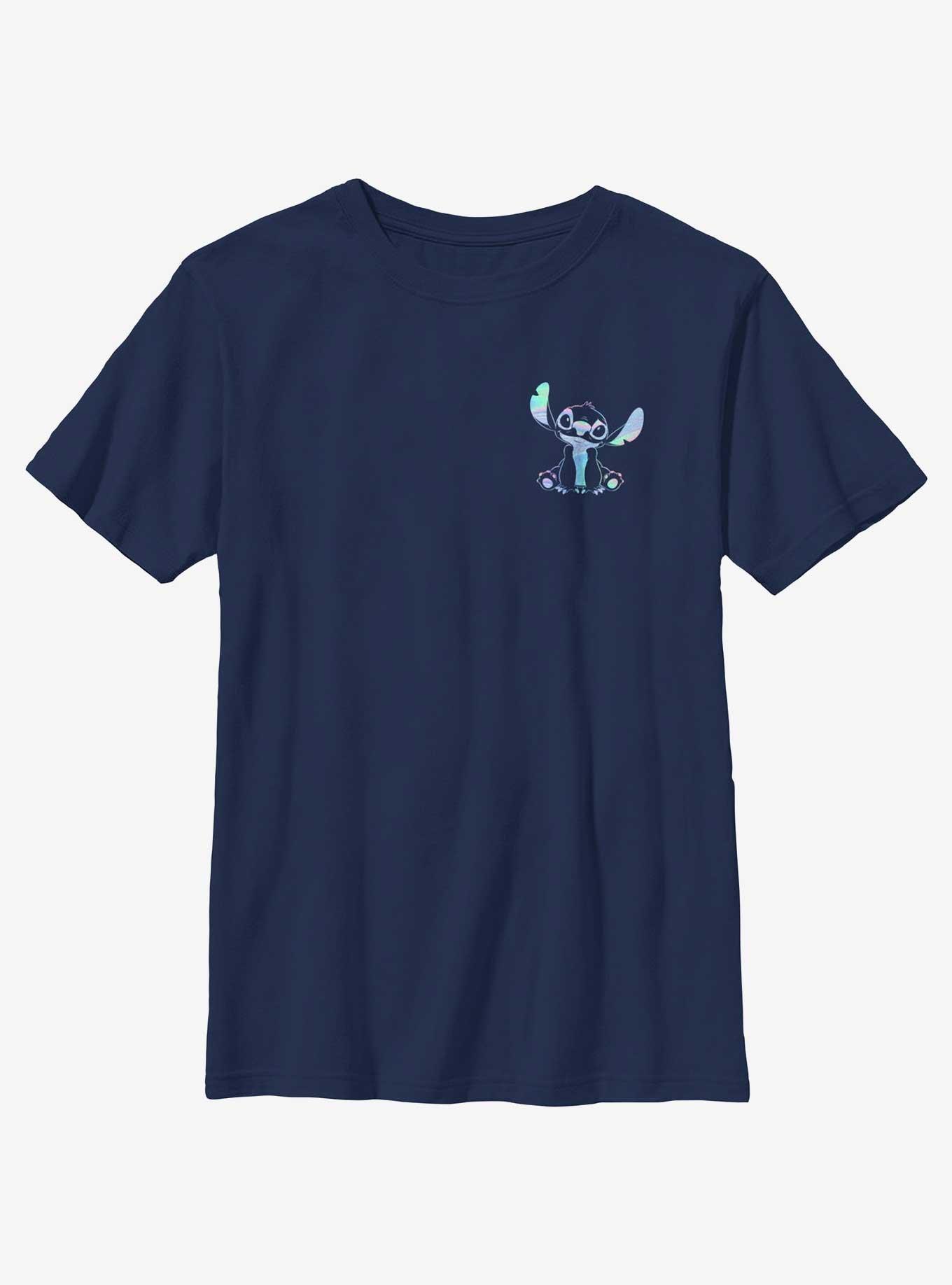 Disney Lilo & Stitch Holographic Stitch Pocket Youth T-Shirt, , hi-res