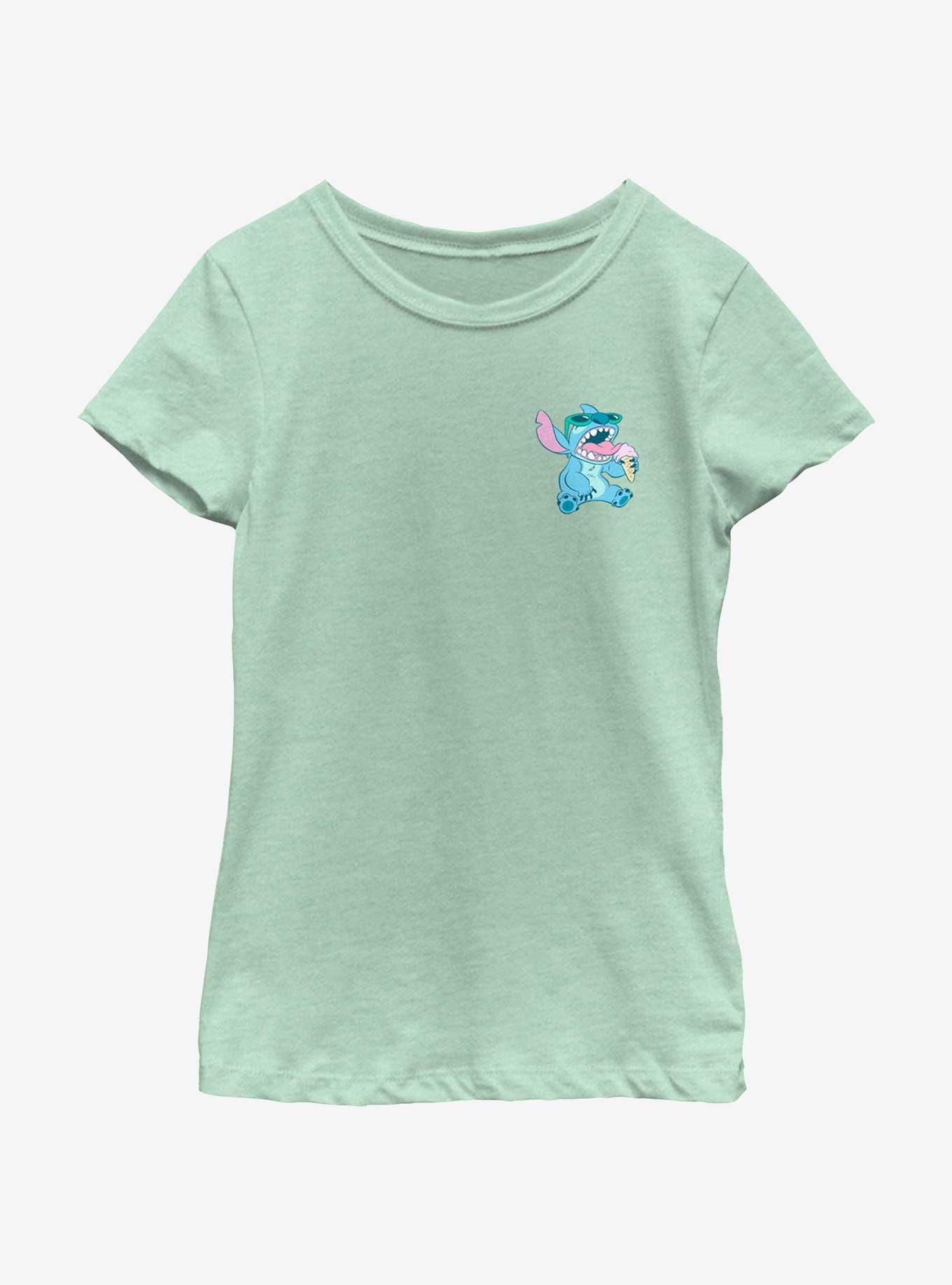 Disney Lilo & Stitch Ice Cream Pocket Youth Girls T-Shirt, , hi-res