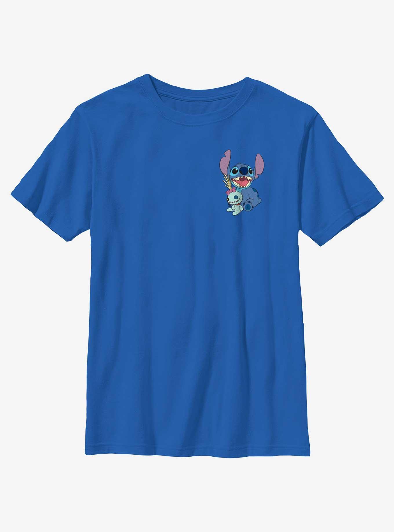 Disney Lilo & Stitch With Scrump Pocket Youth T-Shirt, , hi-res