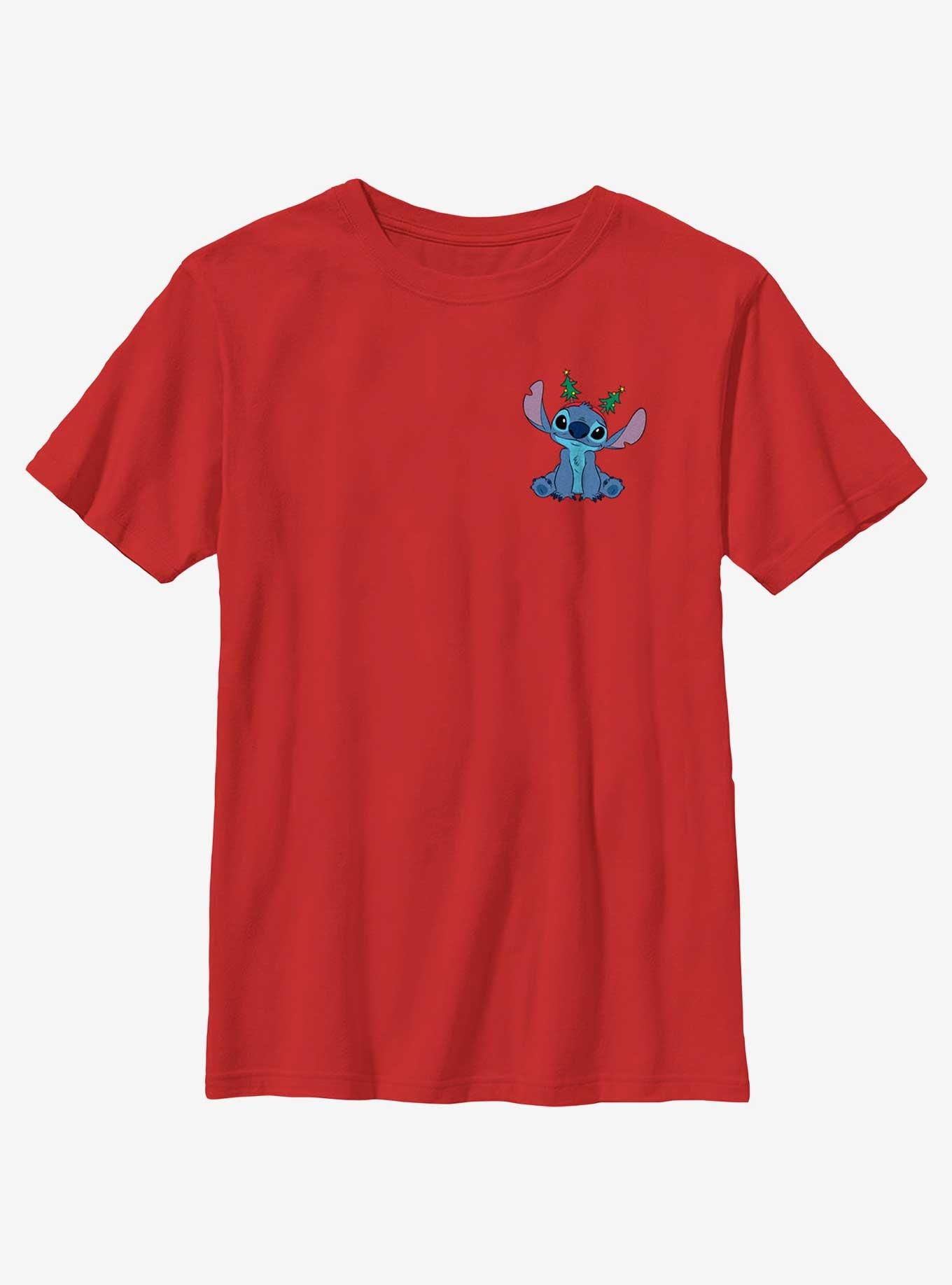 Disney Lilo & Stitch With Tree Ears Pocket Youth T-Shirt, , hi-res